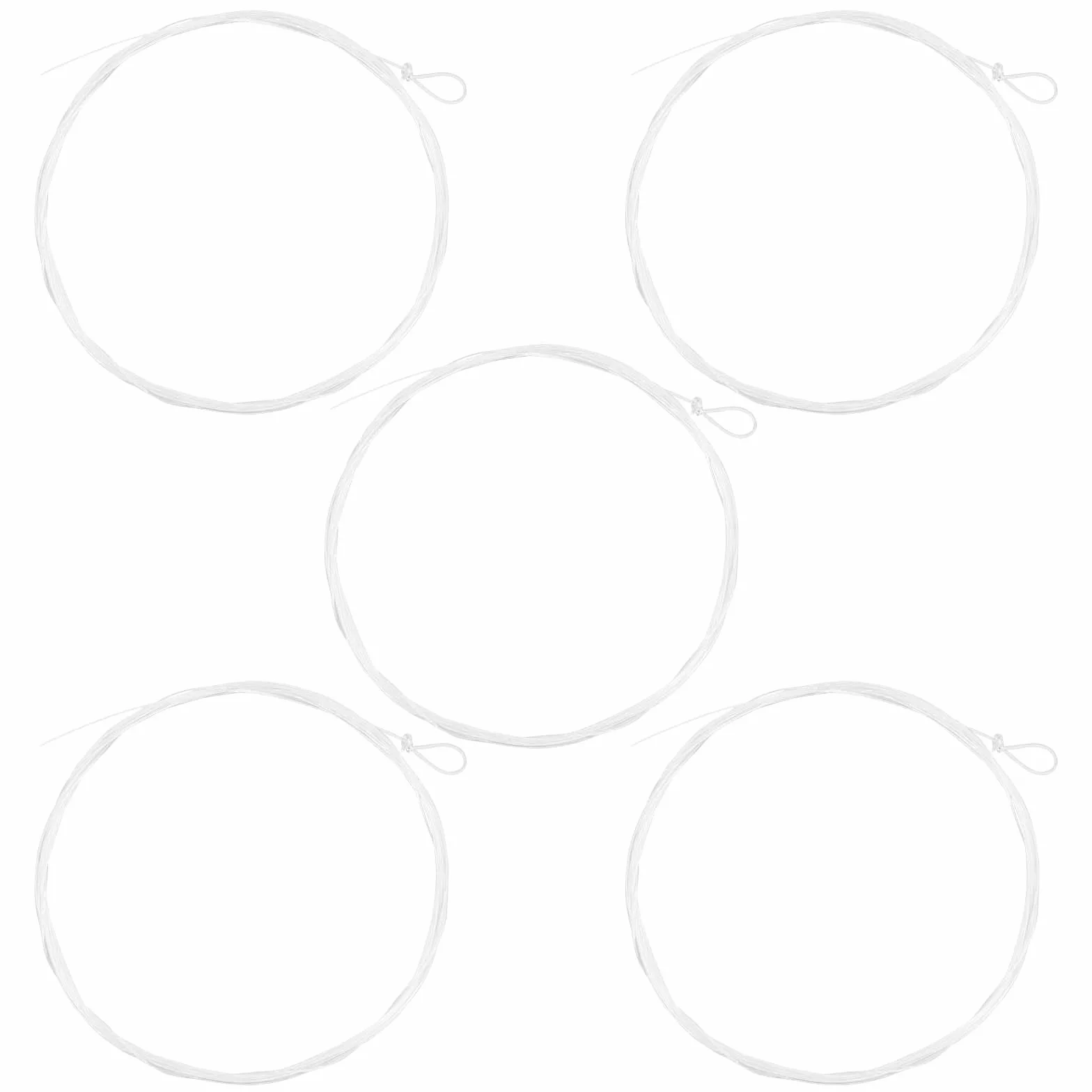The Lord of the Tools Lot de 5 lignes de pêche à la mouche coniques avec boucle pré-nouée pour pêche en eau douce, 1,5 x 2,7 m