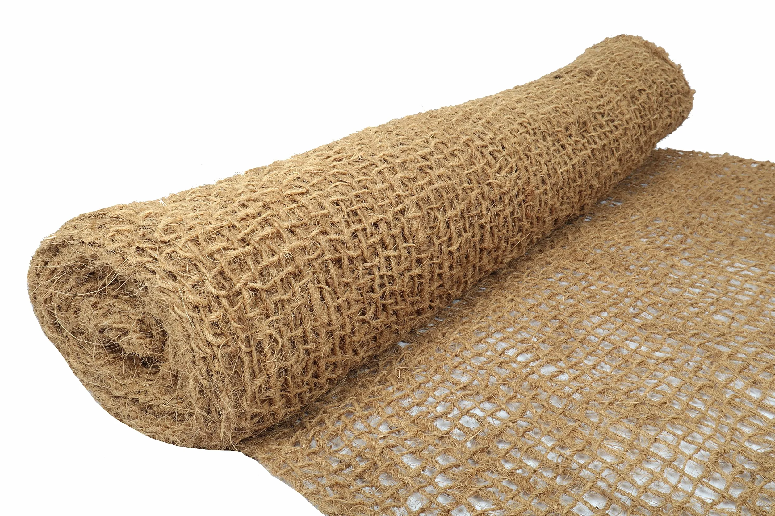 Tapis de talus en fibre de coco 1 x 10 m - Natte de berge anti-érosion pour végétalisation