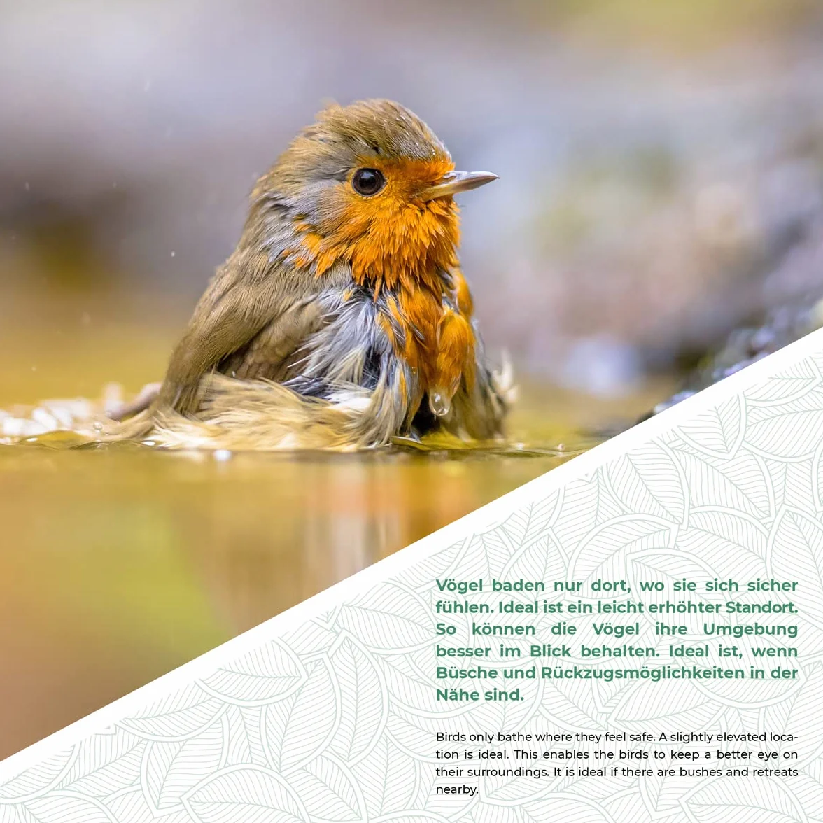 Abreuvoir à Oiseaux Suspendu WILDLIFE FRIEND Résistant aux Intempéries