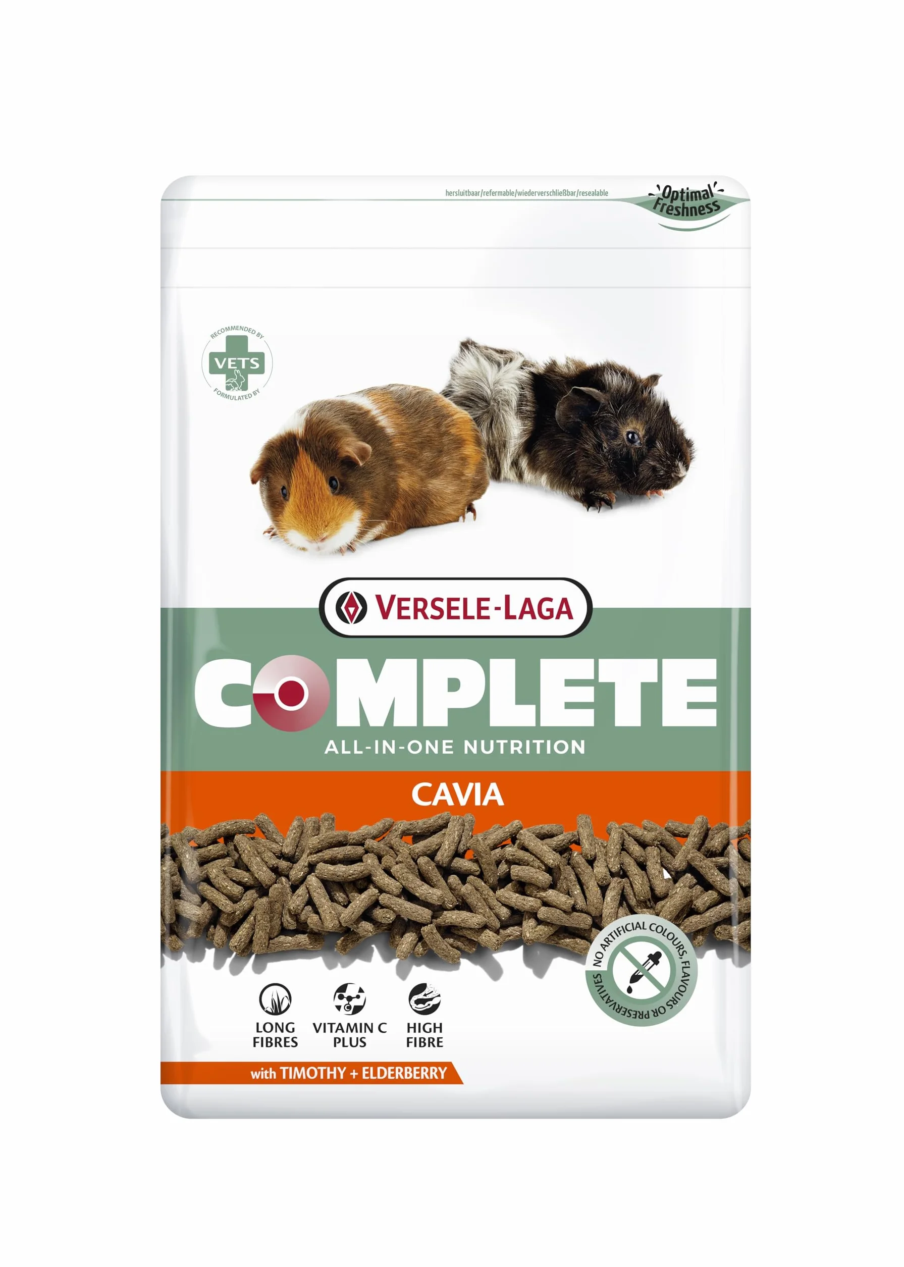 VERSELE-LAGA Complete Cavia Extrudés Tout-en-Un Riches en Fibres pour Cobayes 1,75kg