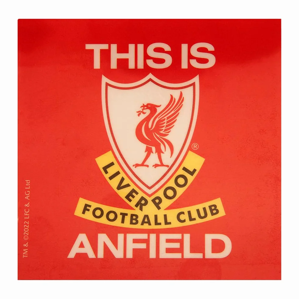 Liverpool FC - Autocollant pour voiture THIS IS ANFIELD (Taille unique) (Rouge/Blanc)