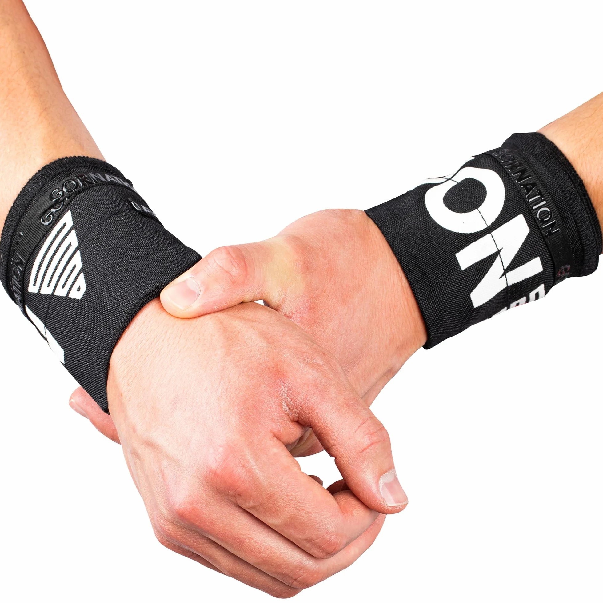 GORNATION Protège-Poignets - Performance Wrist Wraps pour Musculation, Crossfitness, Gym, Street Workout et Sports de Force - Bandes de Poignet - 1 Paire