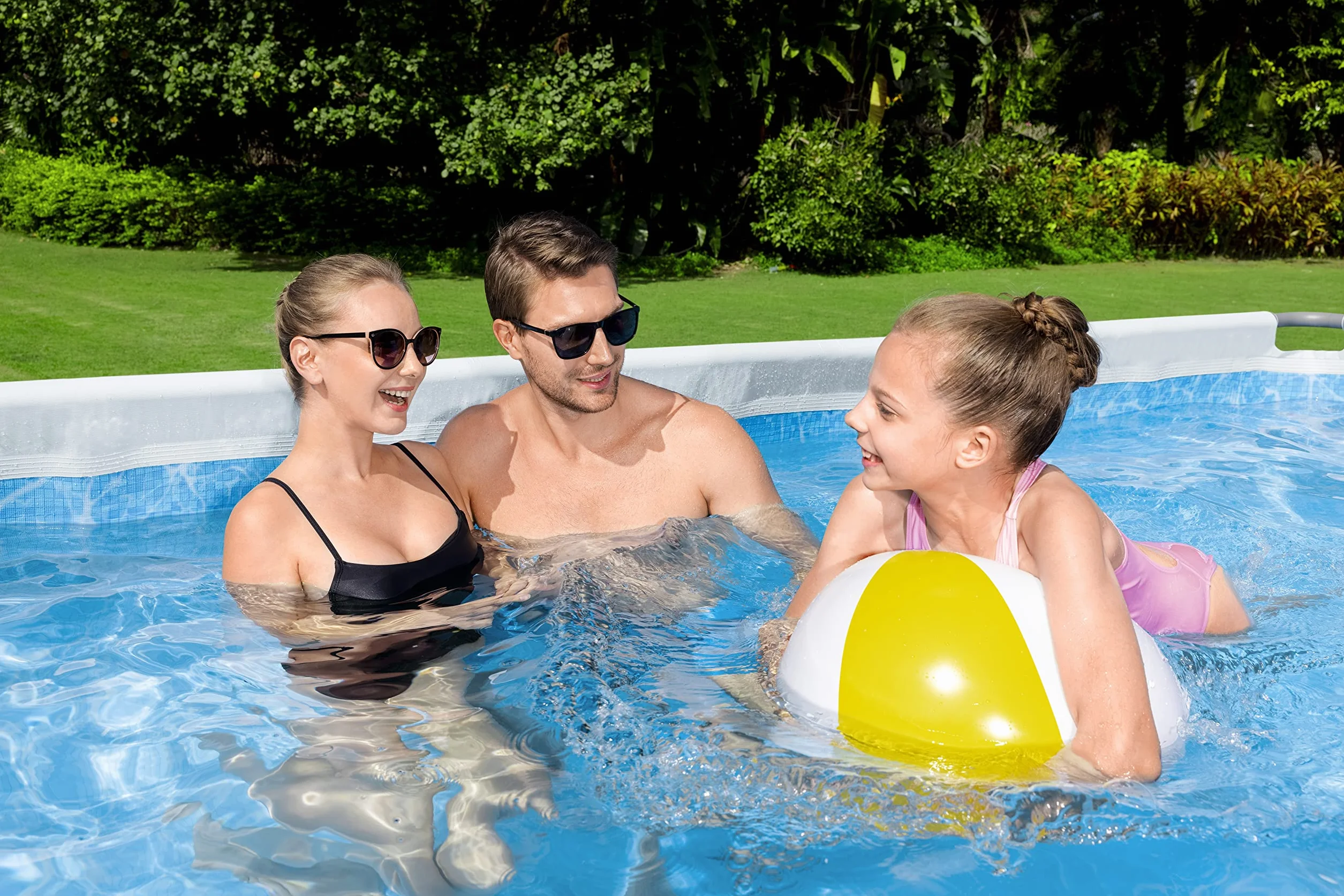 Bestway Steel Pro Max Kit Piscine Hors Sol 412 x 201 x 122 cm Gris foncé