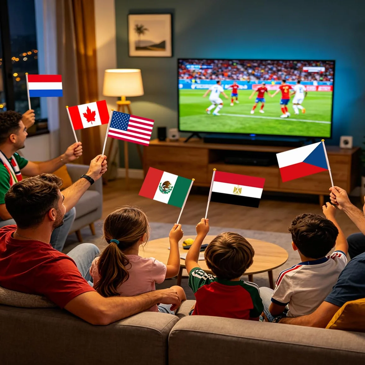 48 Pays Drapeaux de WM de Football 2026, Drapeaux WM de football 2026 Décoration, 48 Pays drapeaux, Décoration pour Bar, Jardin, Club et Fête Thème