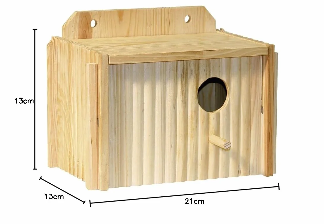 Kerbl Nichoir pour Perruches 21x13x13 cm
