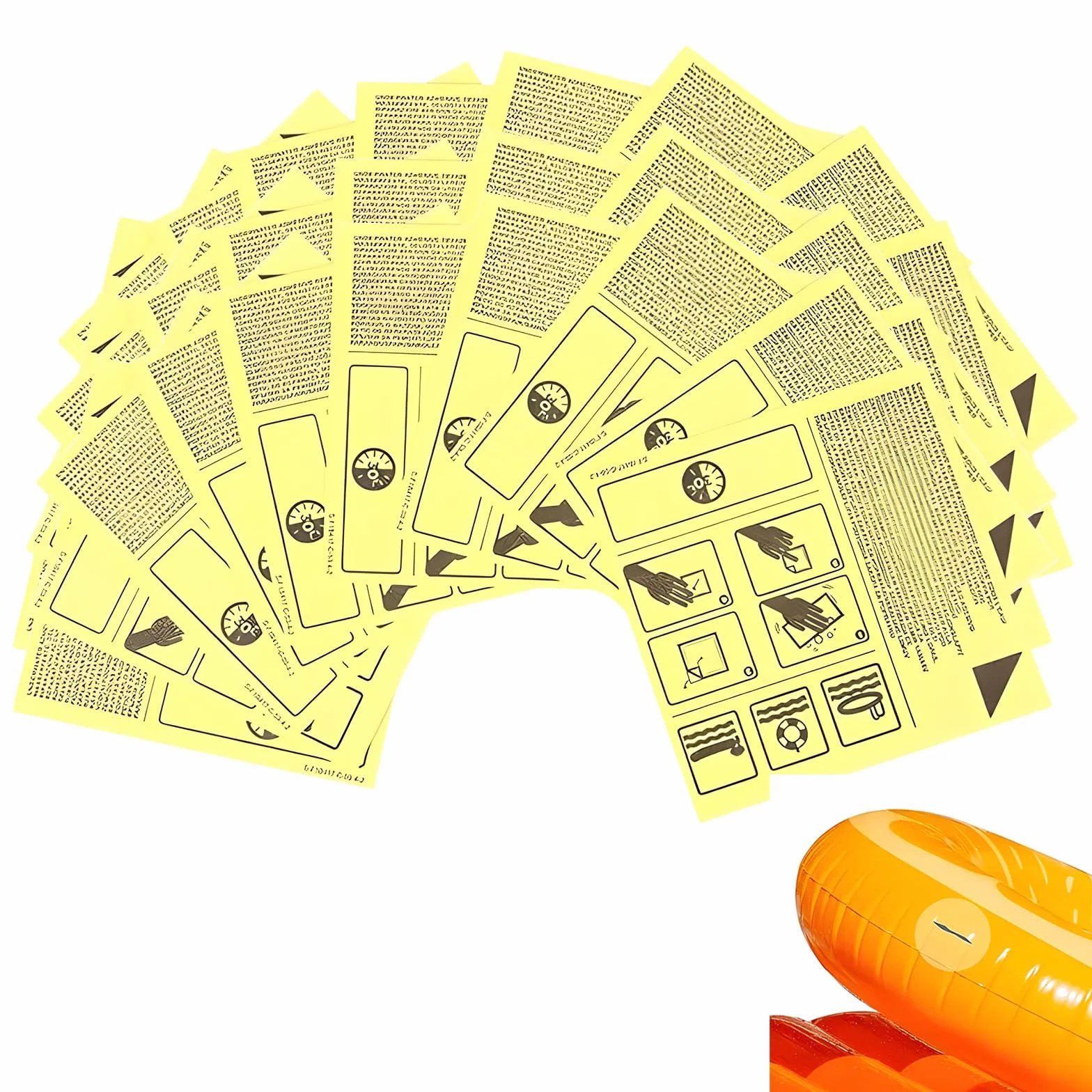 30 Pièces Kit de Réparation pour Matelas Gonflable, Rustine Piscine 6.5x6.5 cm