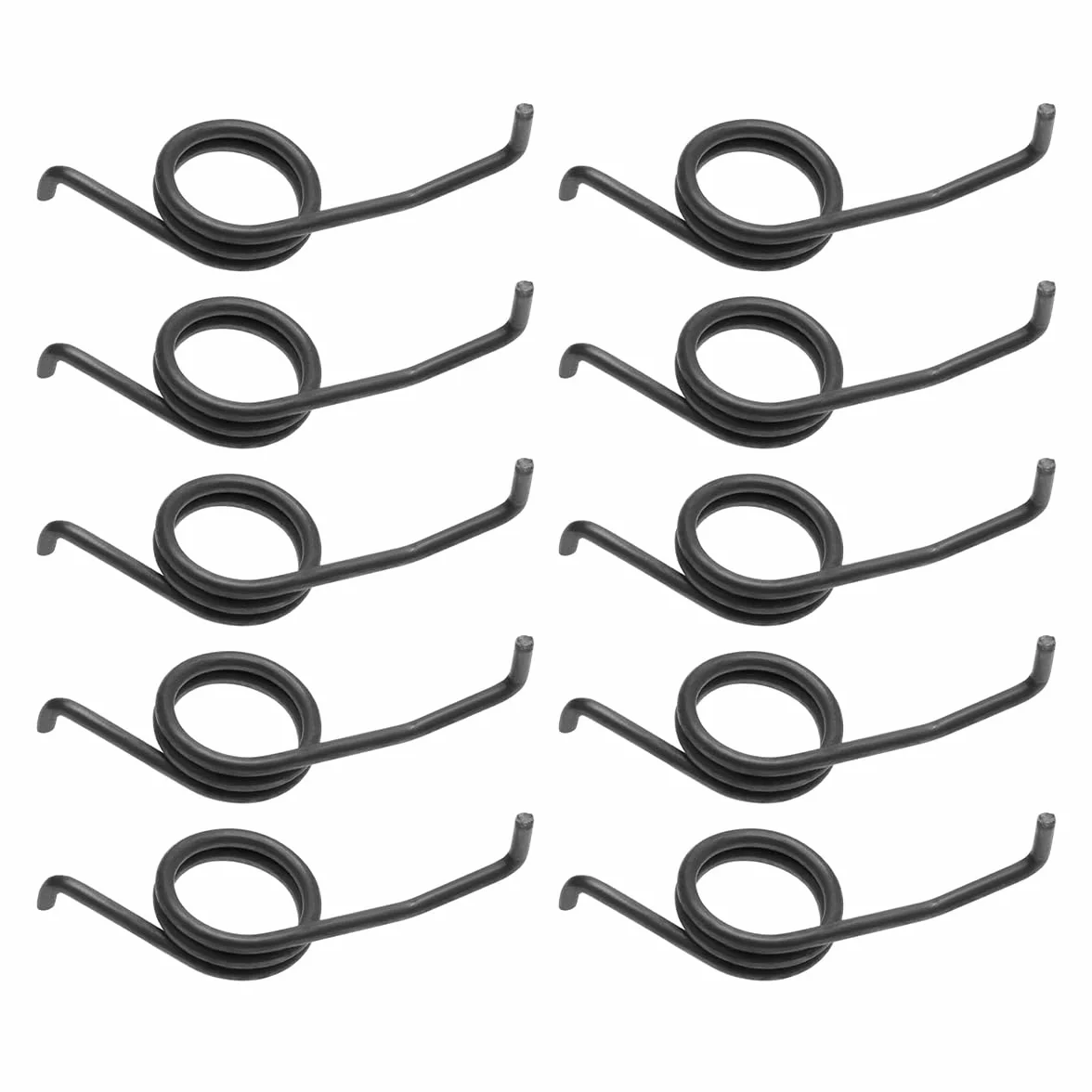 Moulinets De Pêche À Tambour Fixe Lot De 10, Pièces De Rechange Durables, Noir