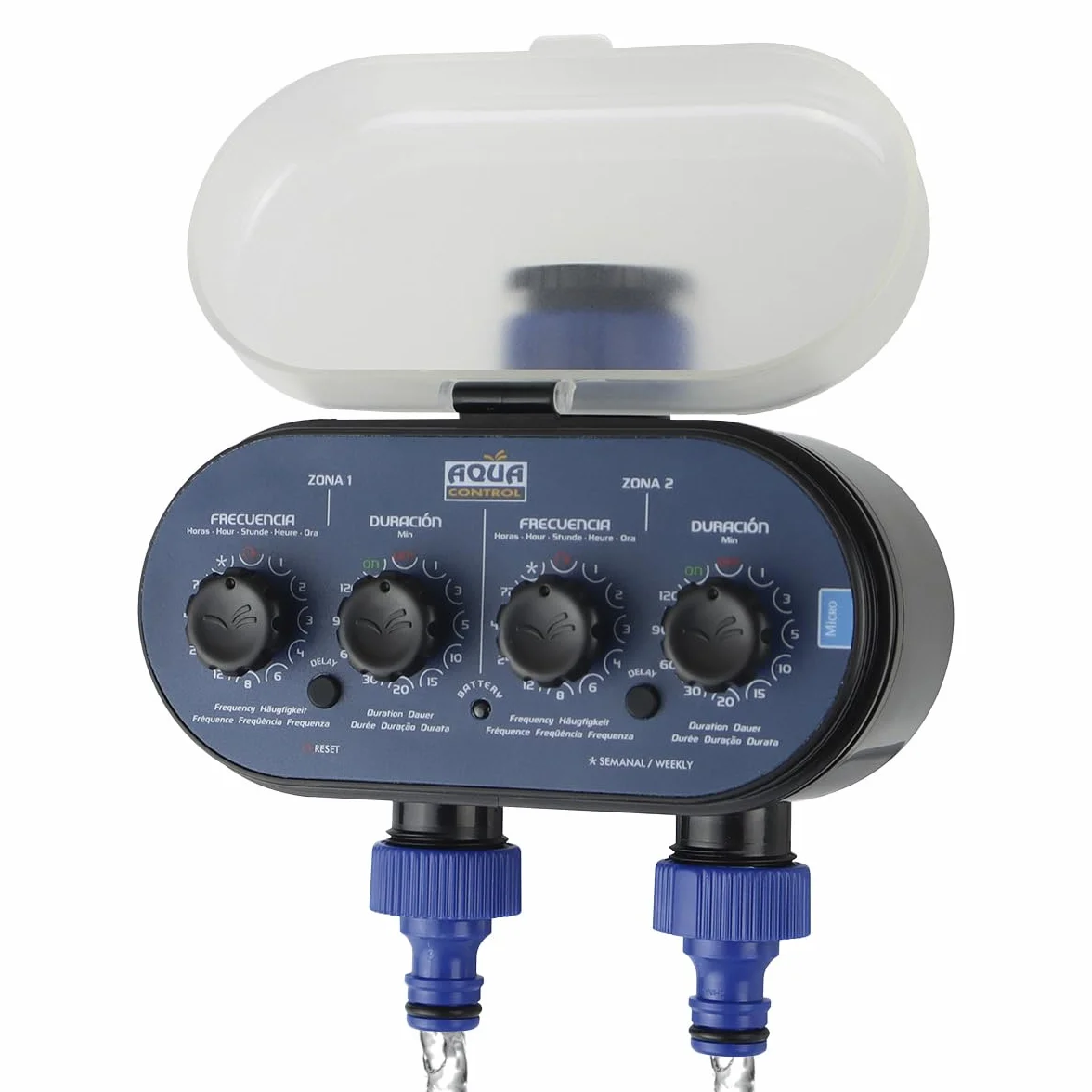 Aqua Control C4011 Programmateur d'Arrosage Jardin 2 Sorties