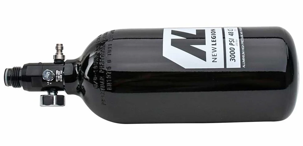 Bouteille d'oxygène aluminium Paintball HP 200 Bar 0,8l