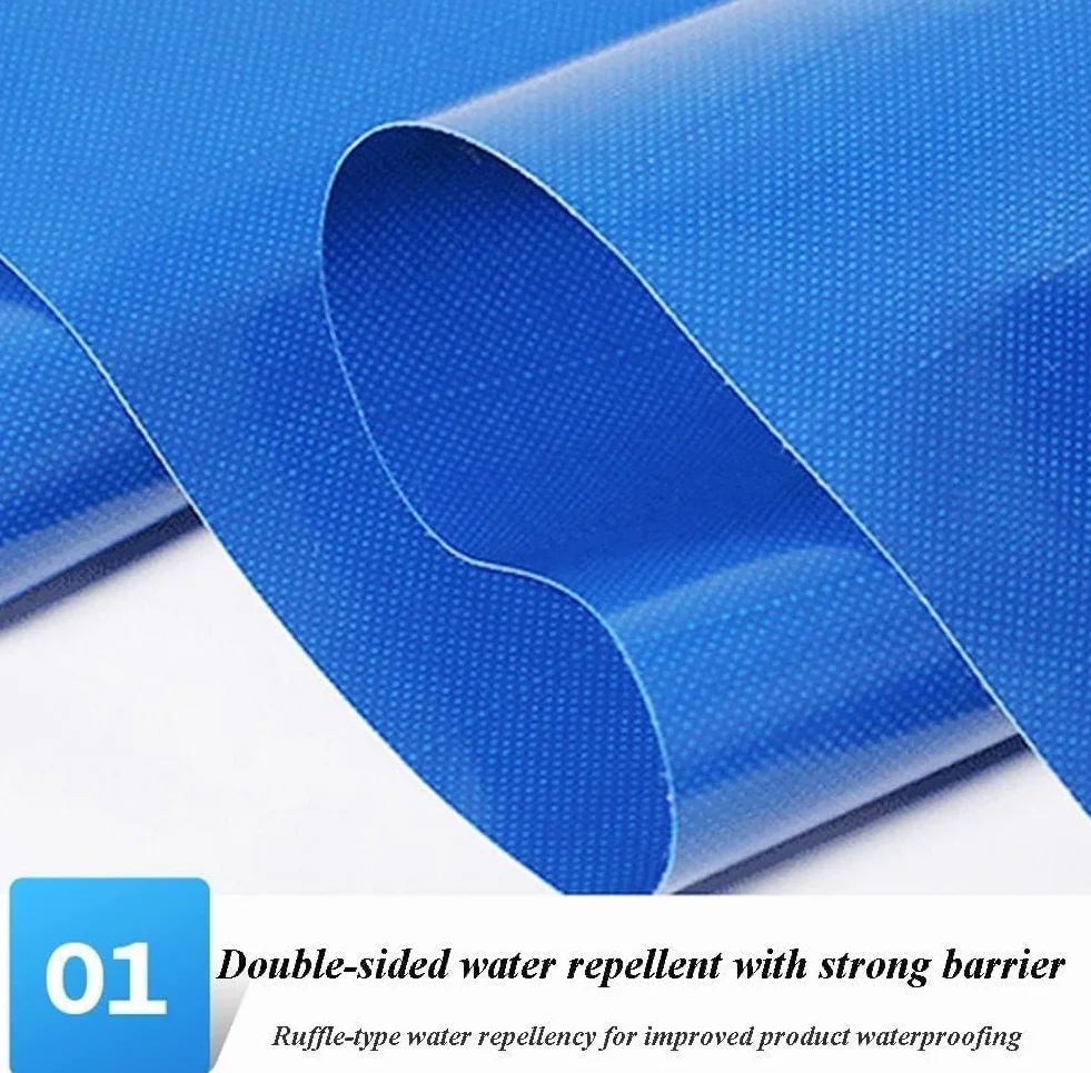Bassin à poissons en toile avec support, grand réservoir d'eau, tissu résistant aux intempéries