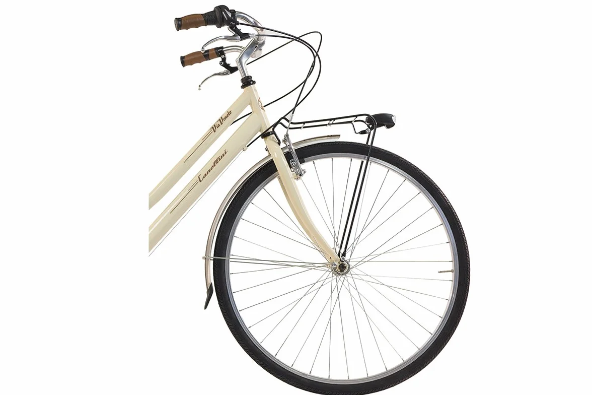 Via Veneto By Canellini Vélo VTC vintage femme acier crème