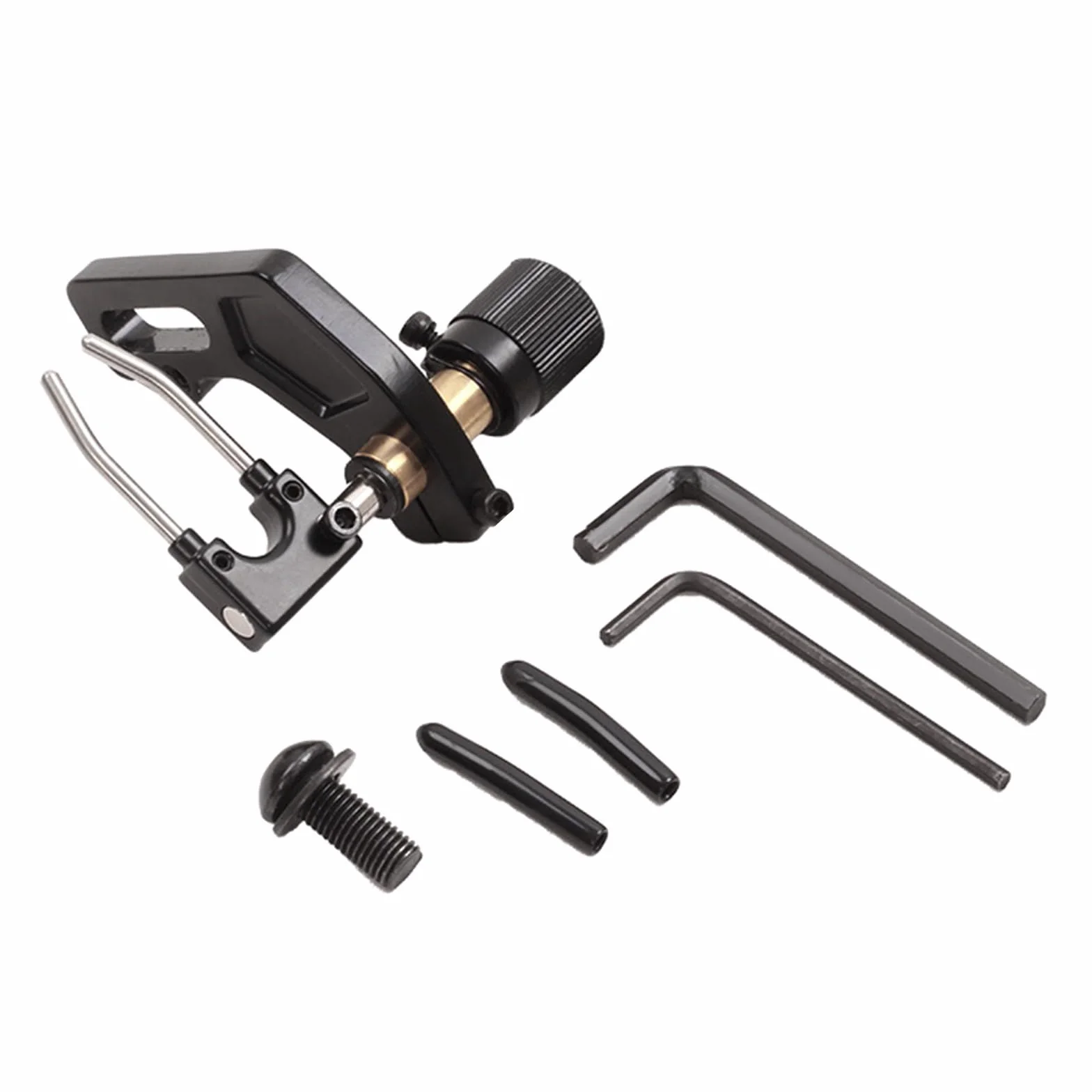 DONGKER Archery Arrow Rest, Lanceur de tir à l'arc réglable, Release à l'arc en alliage d'aluminium, pour accessoires de tir à l'arc de chasse