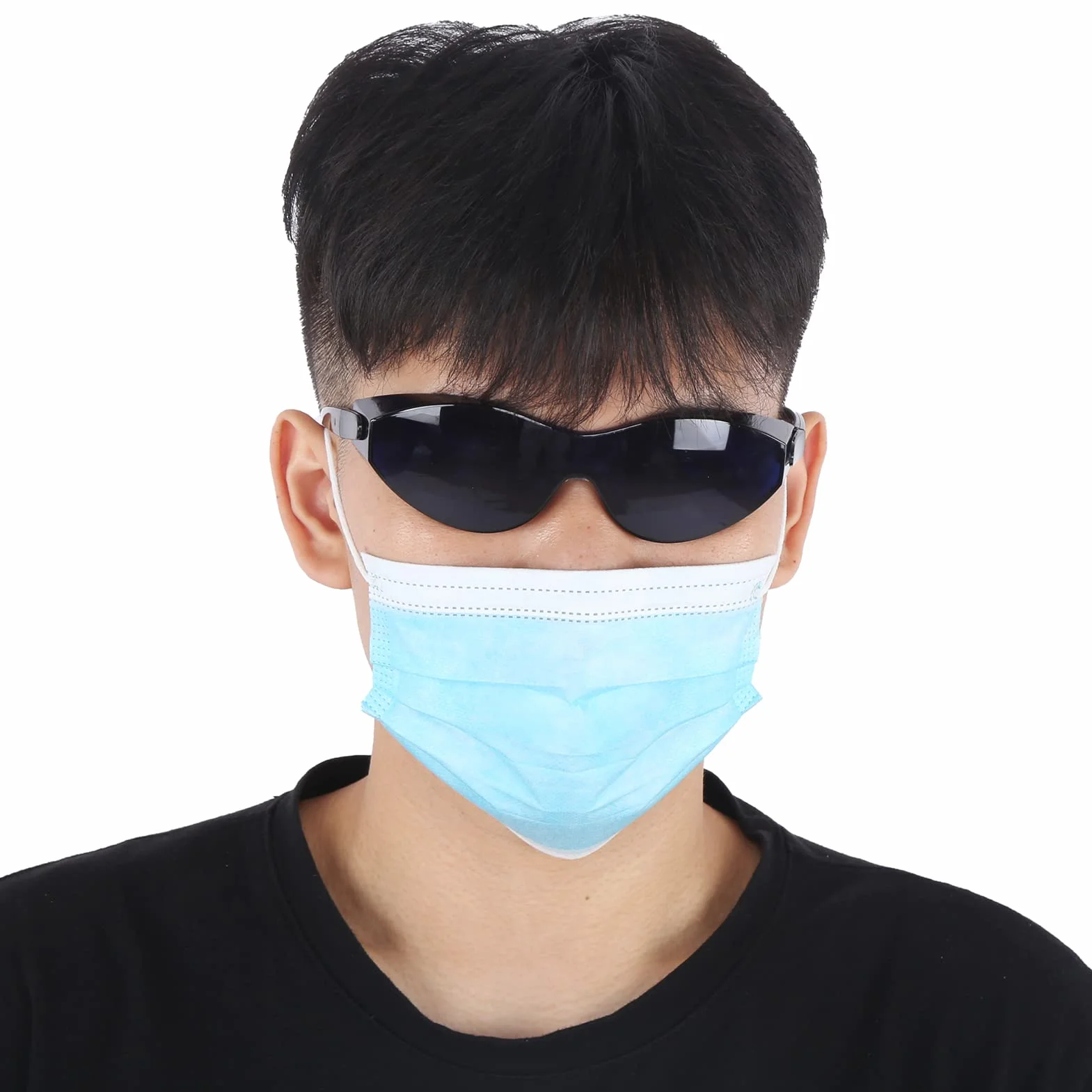 Lunettes De Localisation De Balle De Golf, Détecteur De Balle De Golf à Large Champ De Vision, Avec étui à Fermeture éclair, Lunettes à Lentilles Professionnelles Bleues