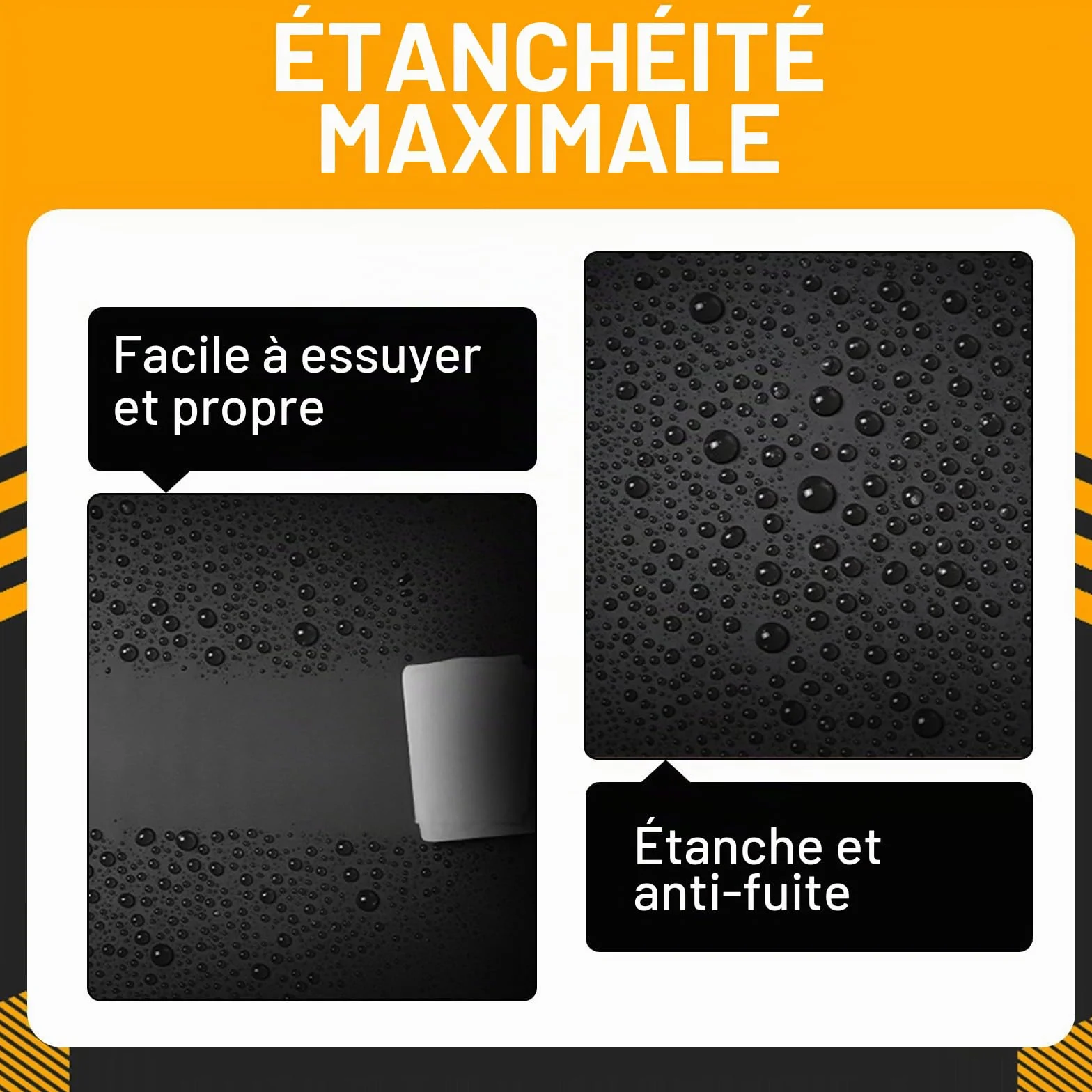 Bâche pour bassin 3 x 4 m Noir Polyéthylène haute densité Résistant aux UV
