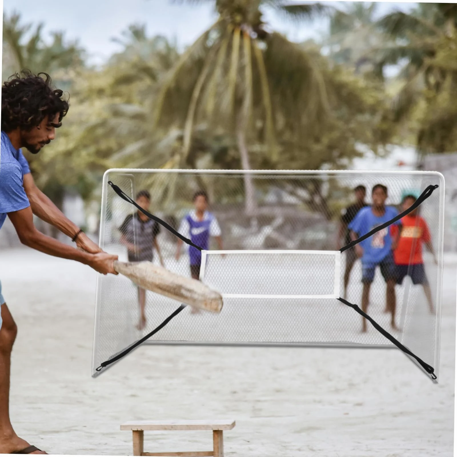 Kisangel Filet D'entraînement Lancer et Frappe pour Baseball et Softball en Polyester Hauteur Réglable, Cible de Lancer pour Entraînement Sportif