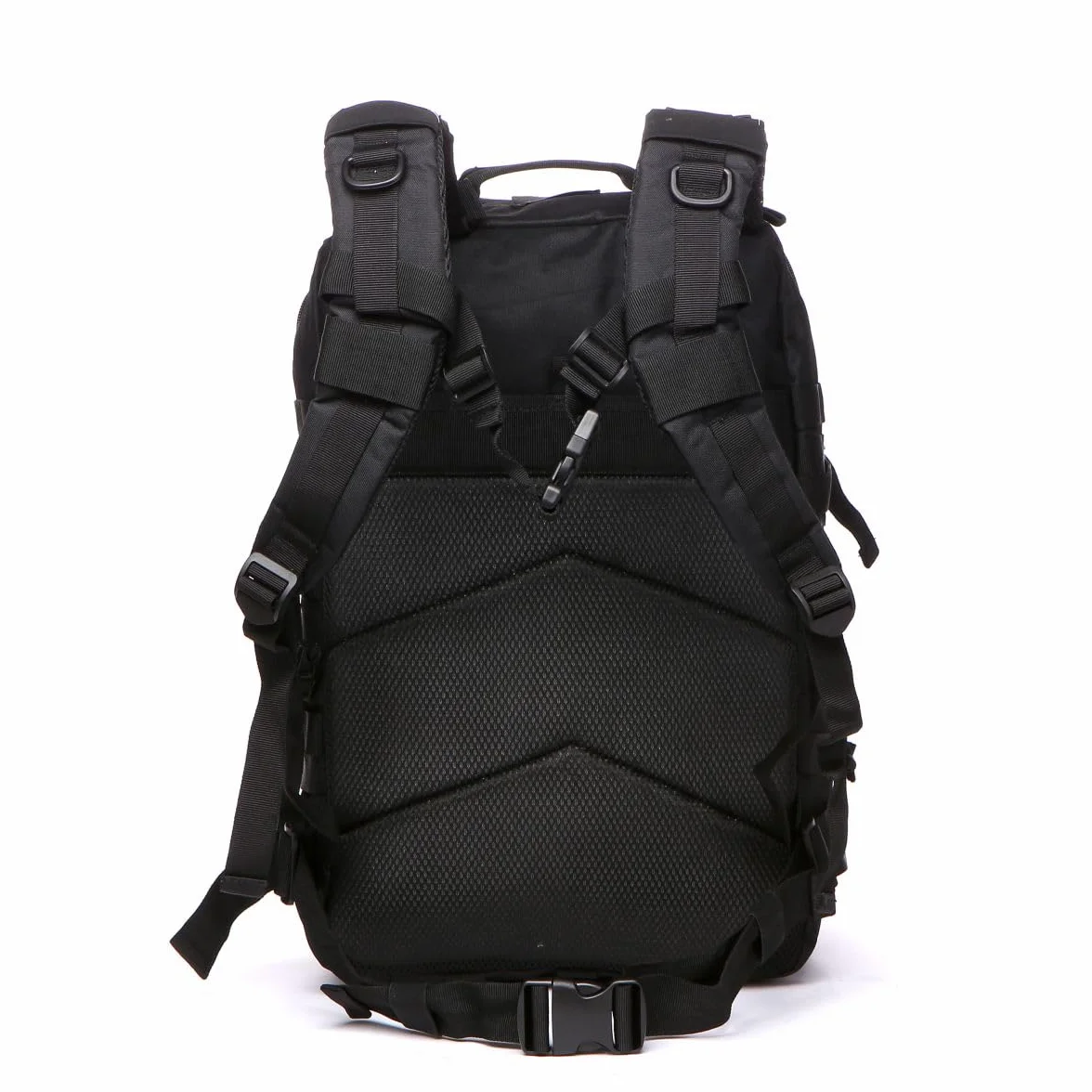Sac À Dos Tactique 50 Litres - Grande Capacité Système MOLLE Militaire Imperméable Idéal Pour Urgences De 3 Jours Chasse Randonnée Et Camping Sac À Dos Pour De Plein Air (Noir)