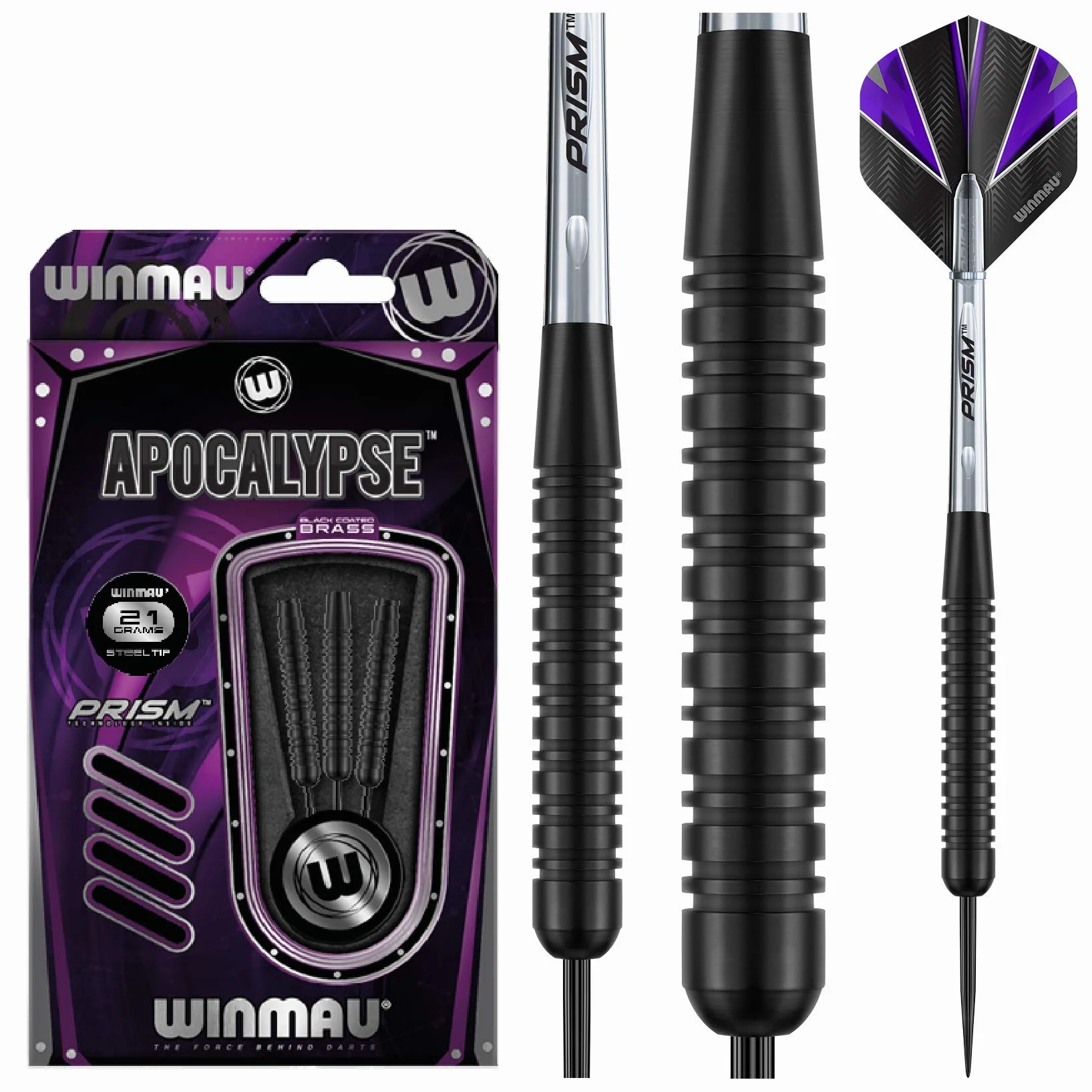WINMAU Fléchettes en acier Apocalypse en laiton et laiton