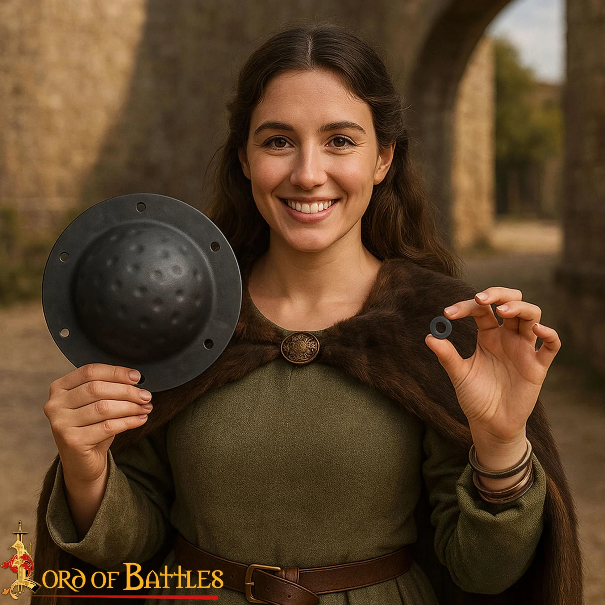 Boss Forged Shield Hand | Viking Shield Umbo | Medieval Shield Umbo | Fully Functional Historical Battle-Ready Shield Boss
