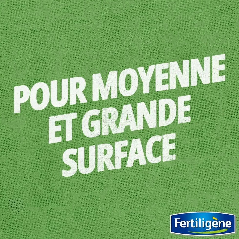 Fertiligène Épandeur Rotatif Easy Green 3-en-1 Engrais Semences Sel Déneigement Largeur d'Épandage 1,90m Grandes Surfaces