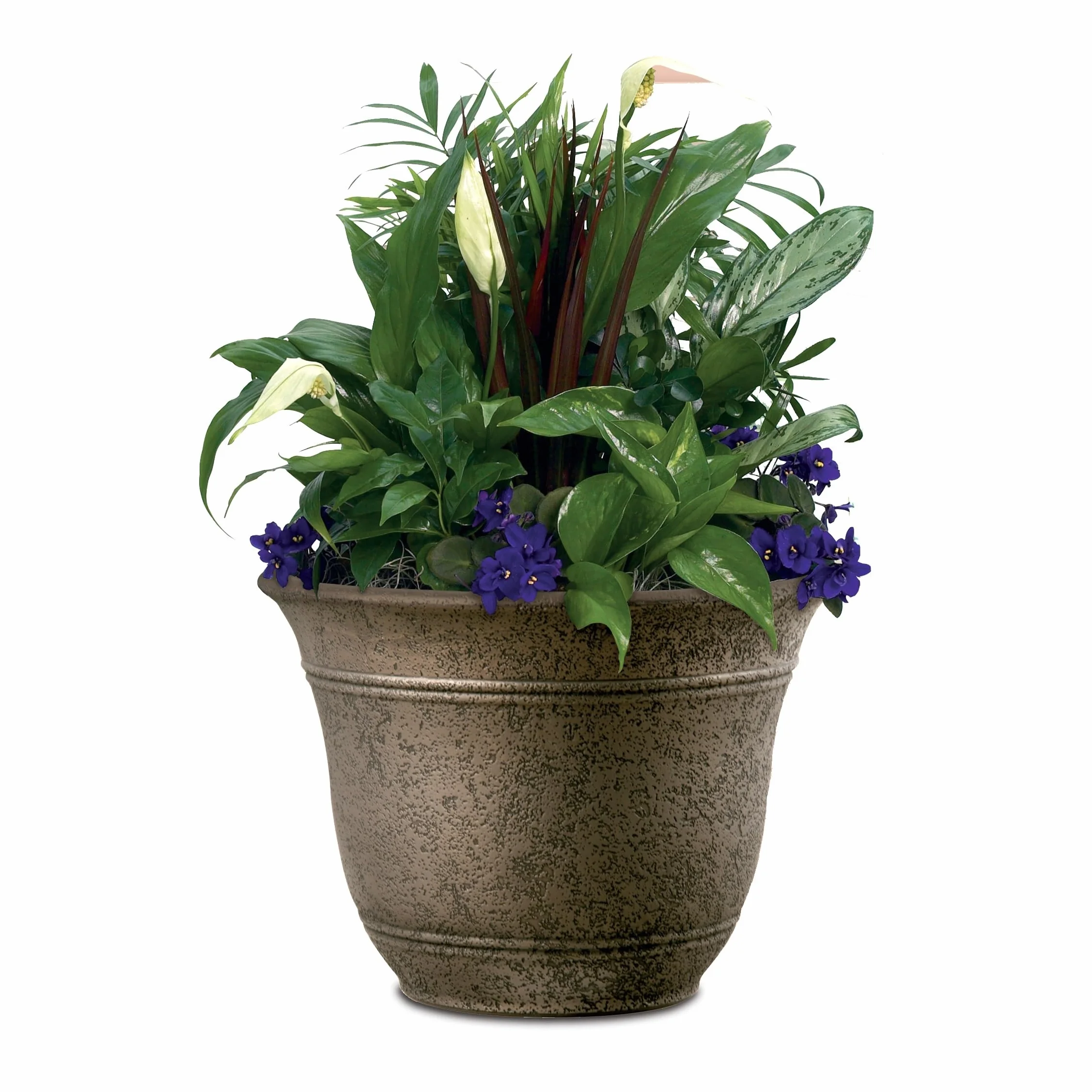Sierra Pot de Fleurs Bronze Nordique 25,4 cm