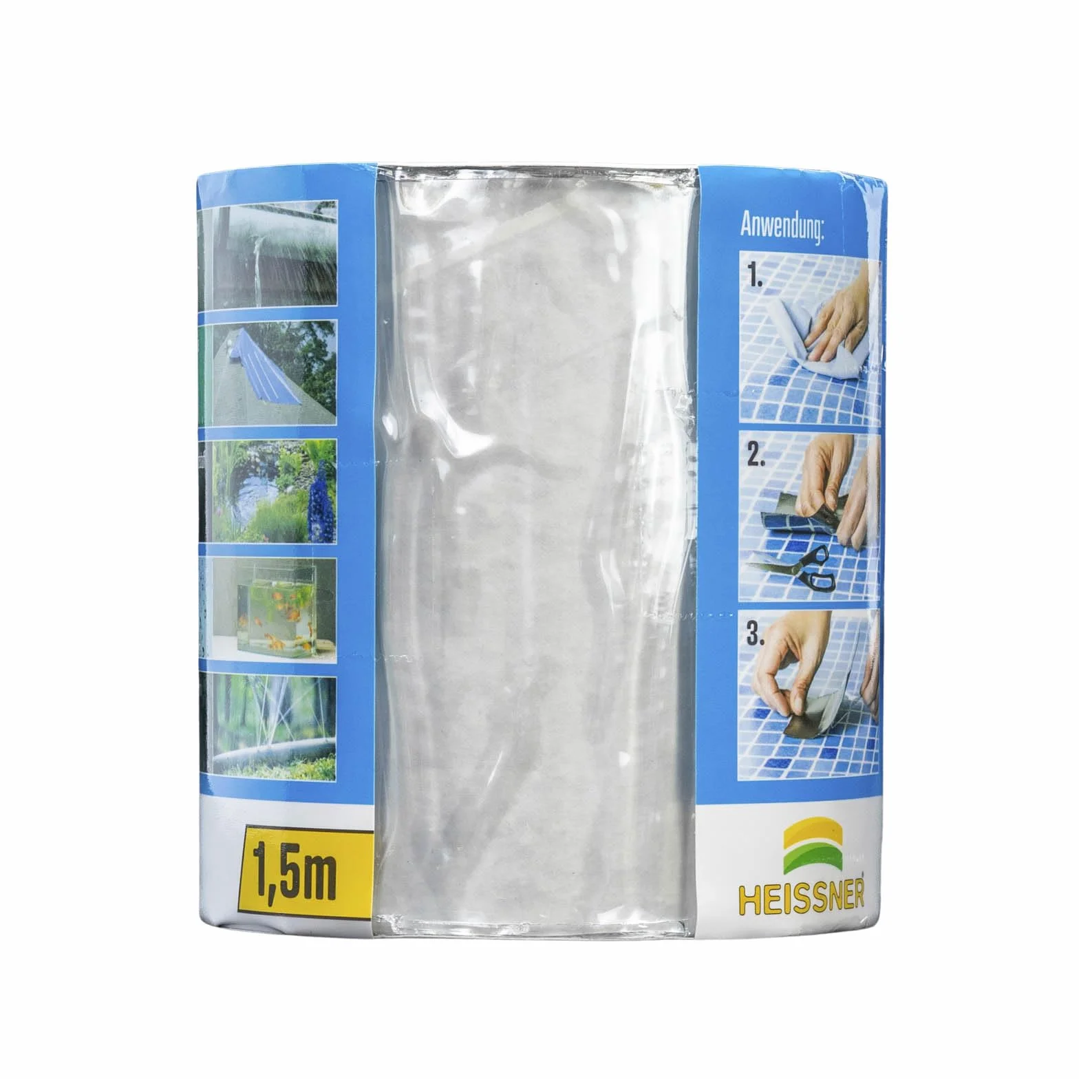Ruban Adhésif Étanche Réparation Piscine 150 x 10 cm Transparent Multi Supports