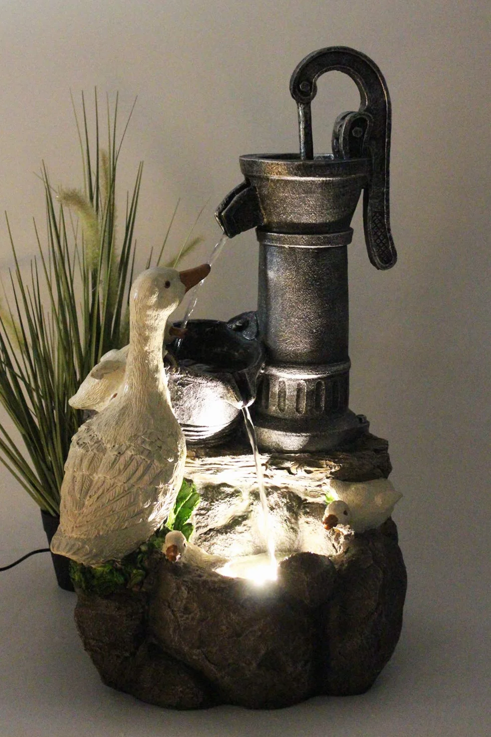 Fontaine de Jardin BK821 avec éclairage LED 58,5 cm