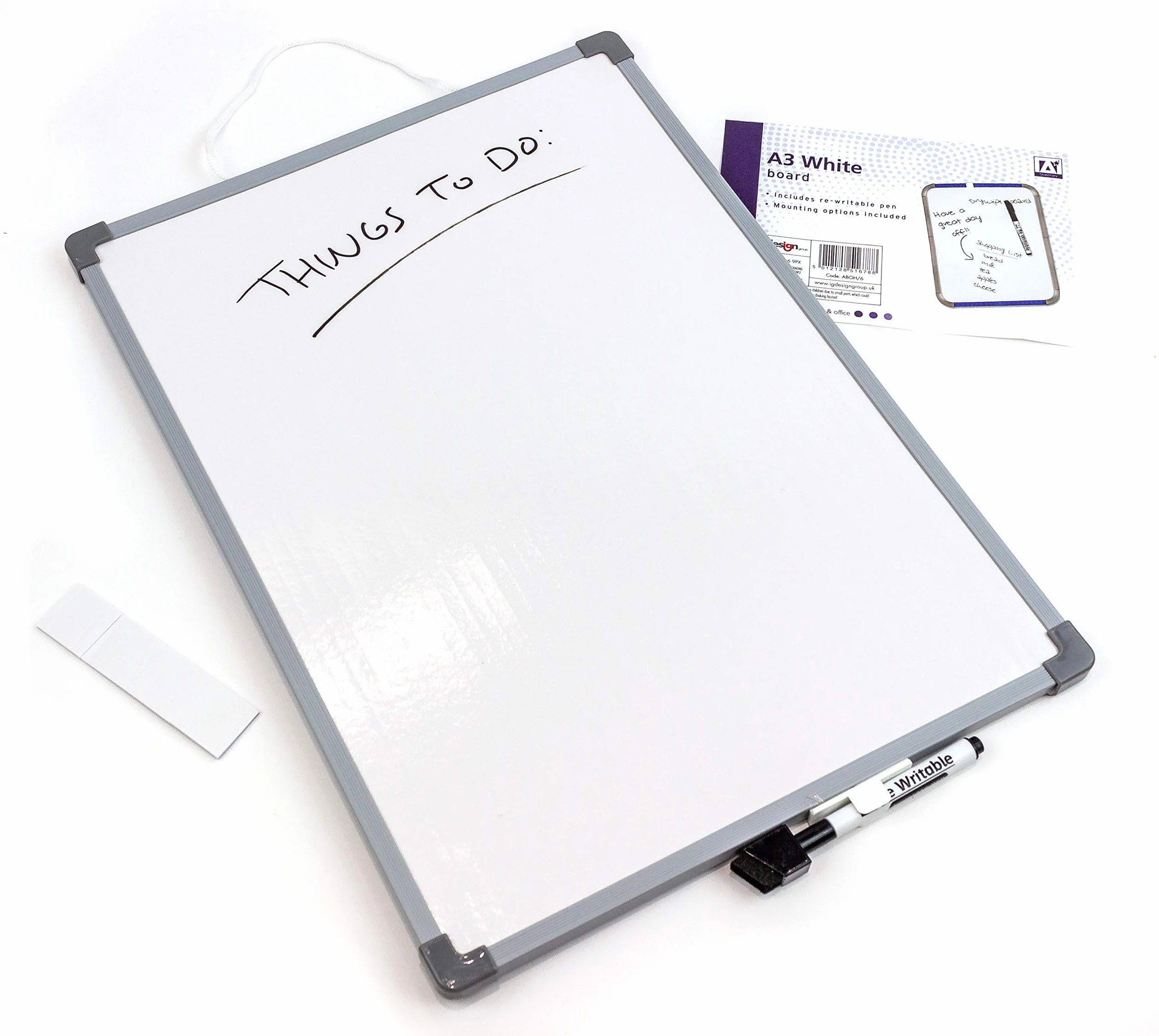 Tableau blanc A3 pour petits bureaux