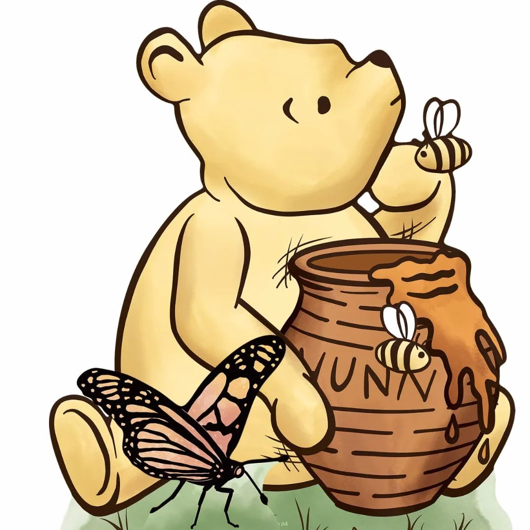 Pot à Miel en Carton découpé Hauteur 52 cm Winnie Bundle