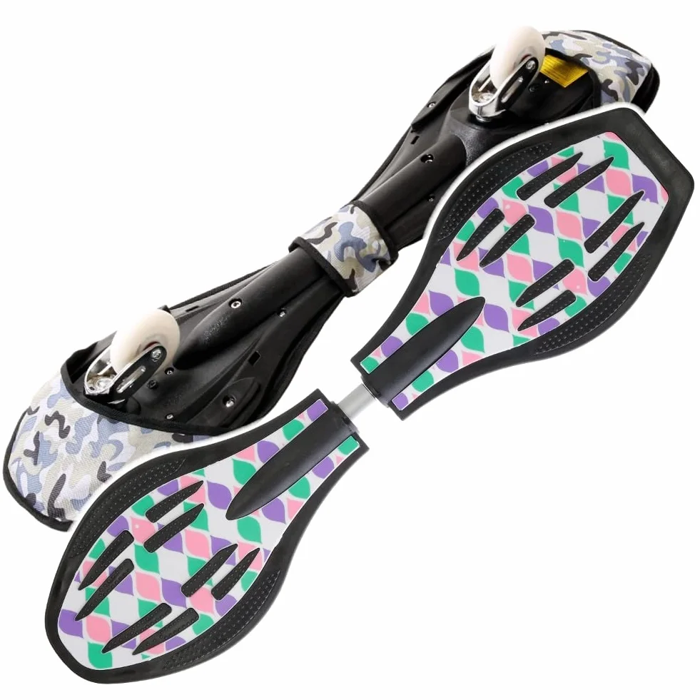 FunTomia® Waveboard Charge Max 120 kg, avec roulement Mach1 + Sac et CD Inclus