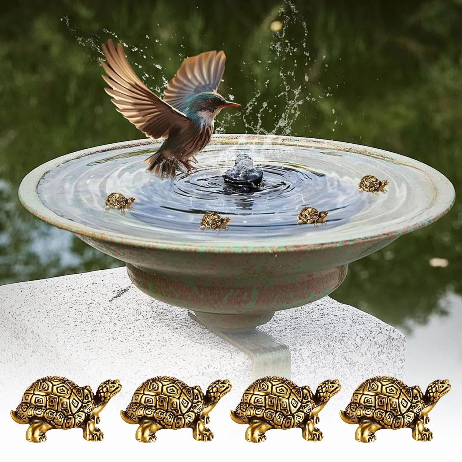 Pastilles nettoyantes pour bain d'oiseaux – Disques de purification minérale respectueuse de l'environnement