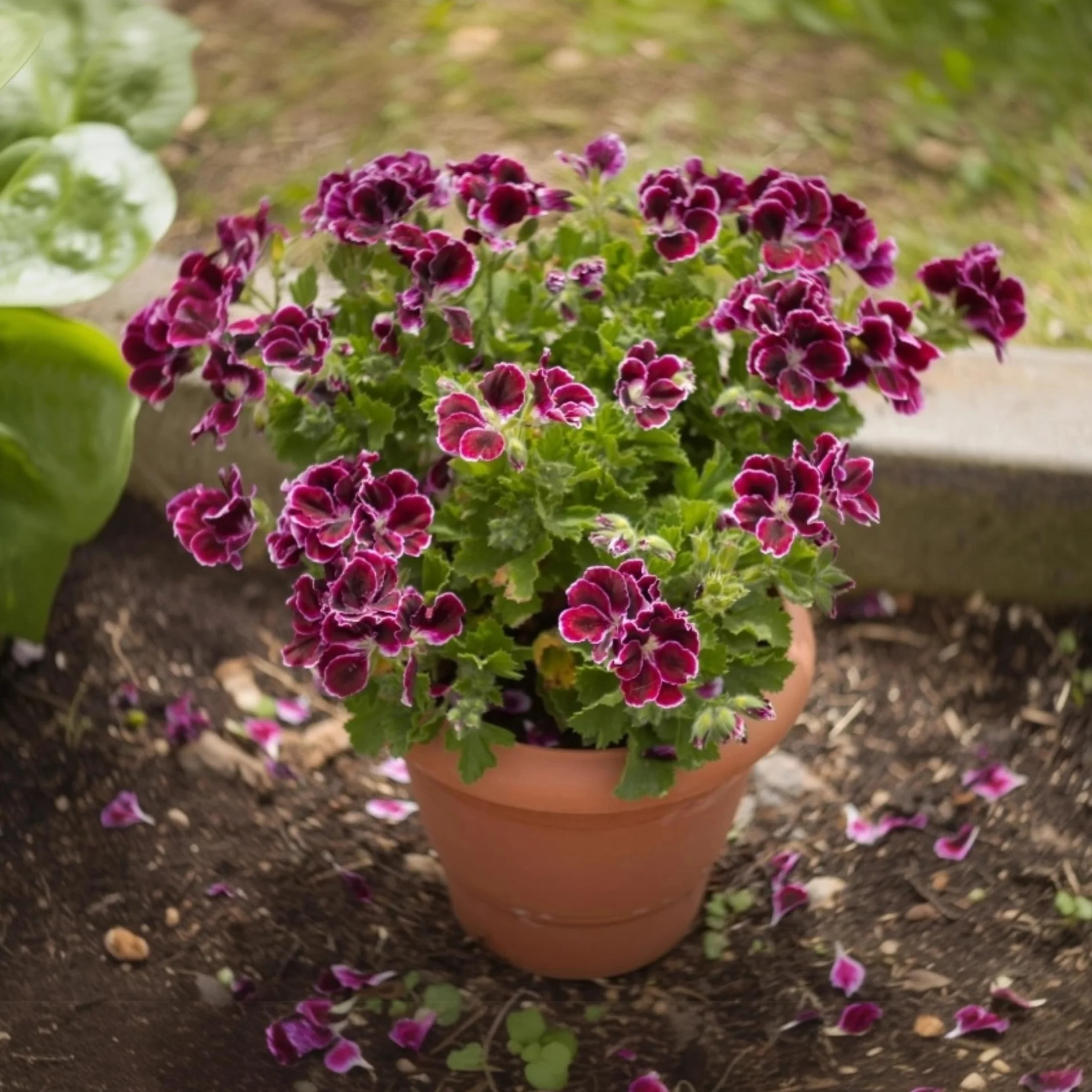 Set de 6 Géranium Pelargonium Orange Fizz, Pink Capitatum, Lizzy - Plante anti-moustique - Pot 10,5cm - Hauteur 15-25cm