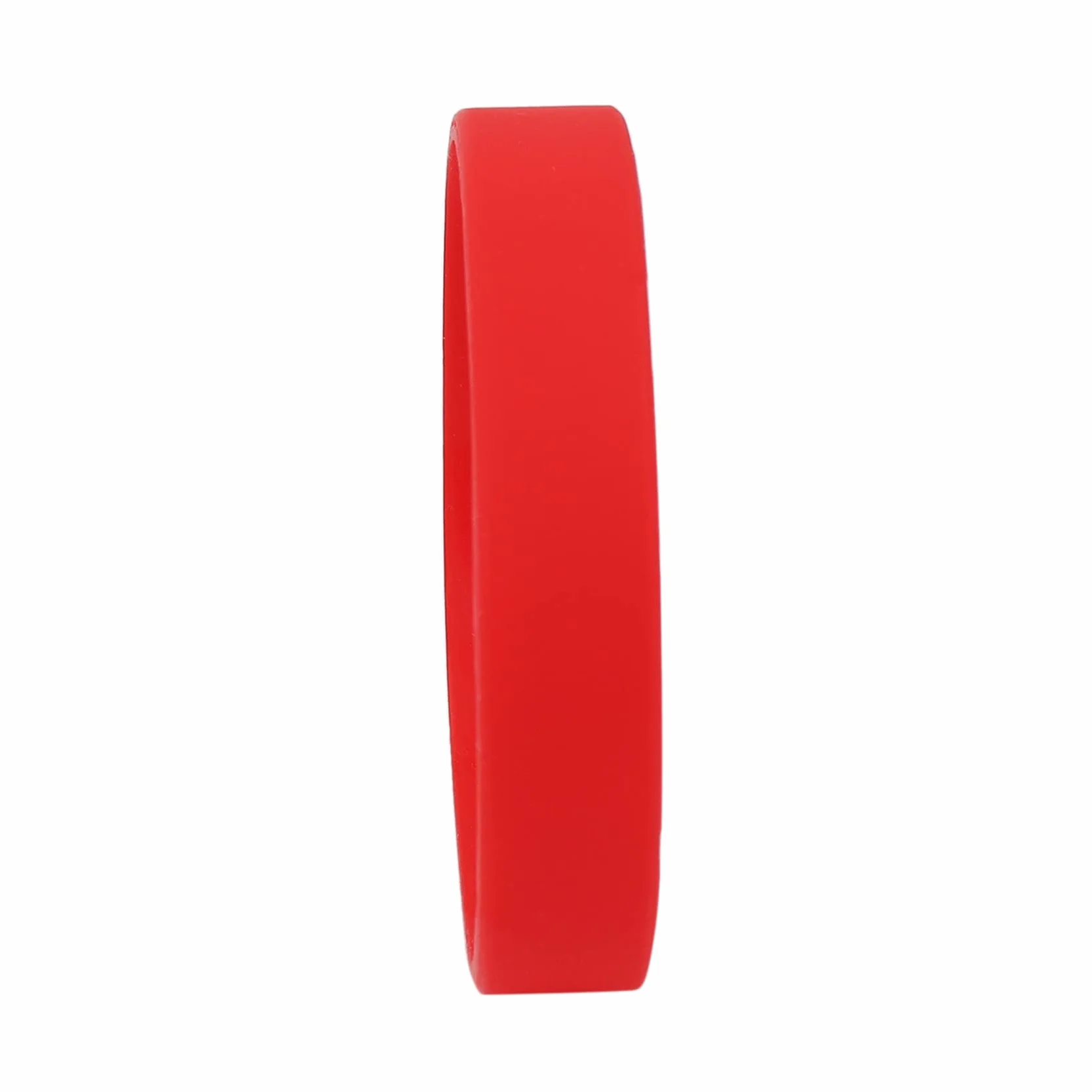 Bracelet élastique en caoutchouc de silicone rouge, 7 9 inch, Caoutchouc de silicone