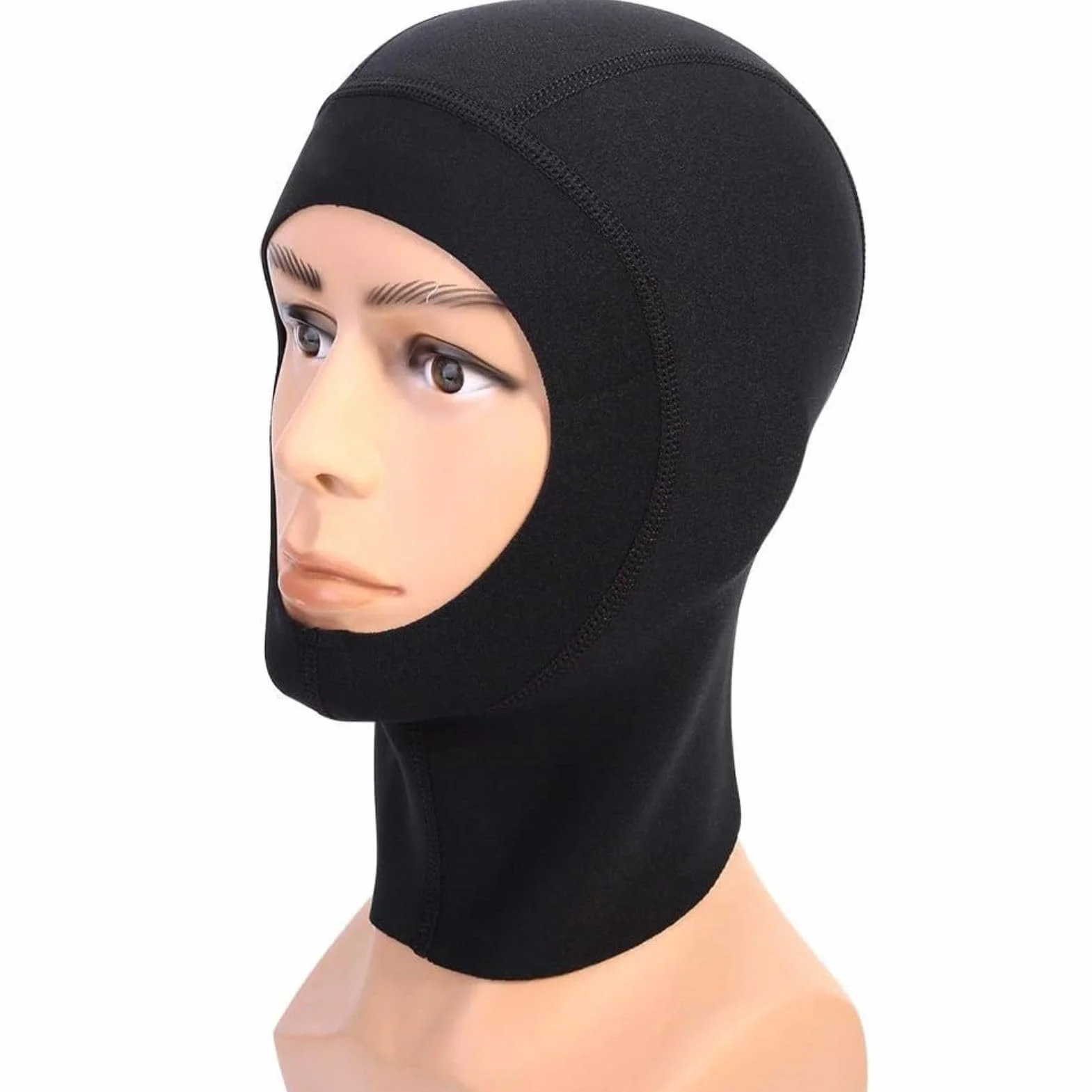 VIFER Bonnet de Plongée Thermique 1mm/3mm Néoprène Cagoule Surf Chapeau Cagoule de Plongée pour Apnée Kayak Voile Canoë