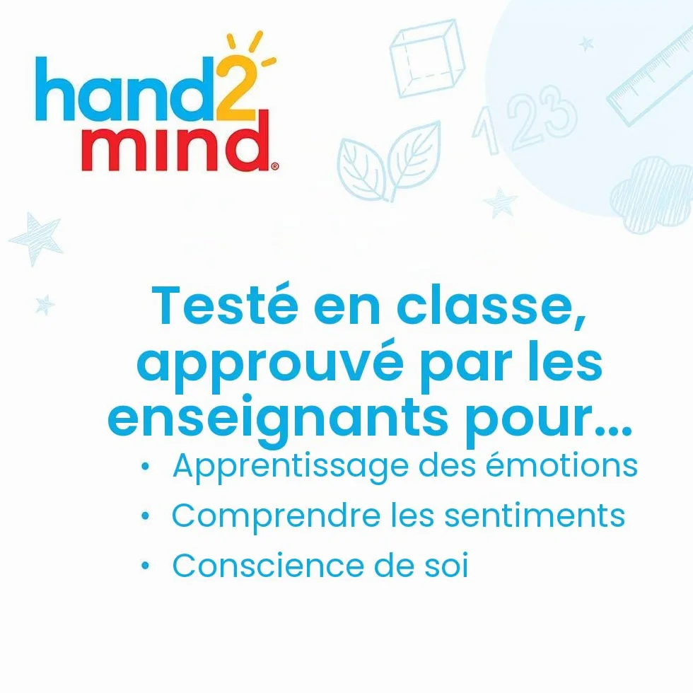 Learning Resources Miroir Éducatif 15 cm + Cartes Émotionnelles – Jeu Montessori Enfant 3 Ans+