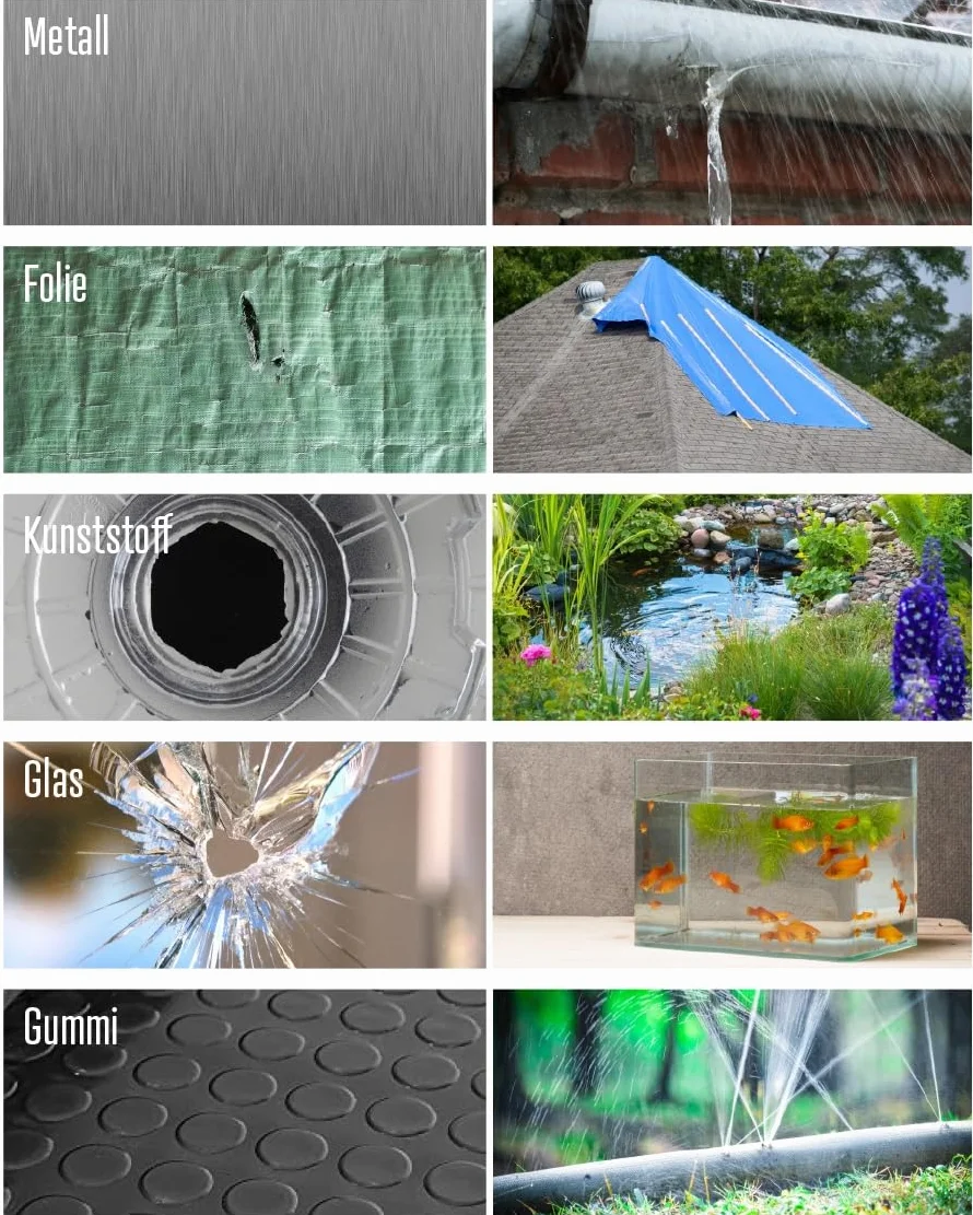 Ruban Adhésif Étanche Réparation Piscine 150 x 10 cm Transparent Multi Supports