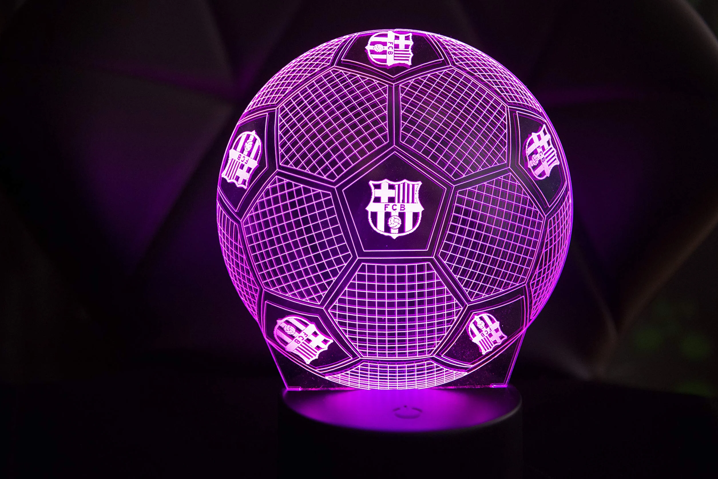 Lampe Officielle FC Barcelona Ball 2019-2020 Ballon Barça pour bébé garçon Enfants Homme Femme Meilleure décoration