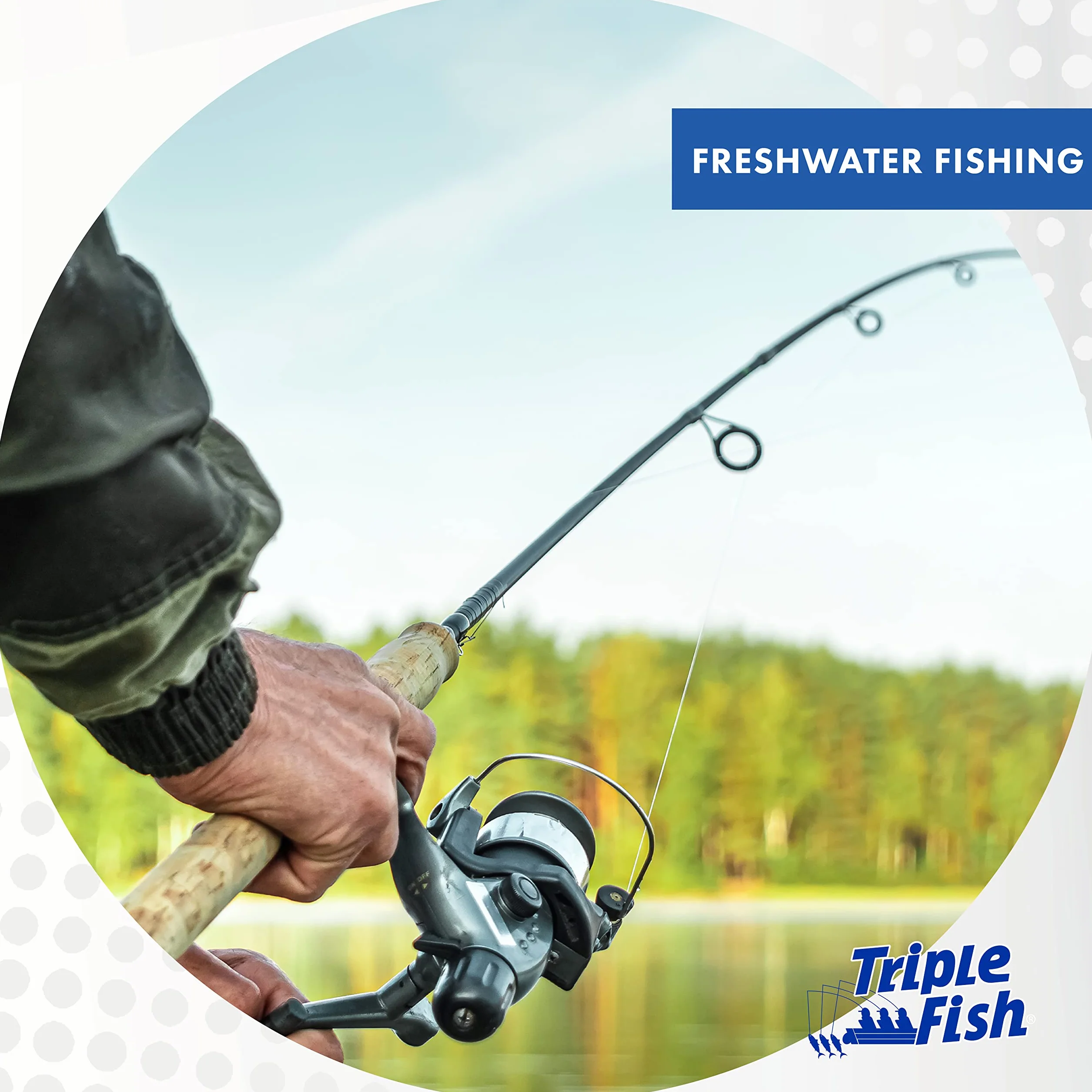 Triple Fish Mono Line 4,5 kg 0,30 mm 1353 m transparent bobine