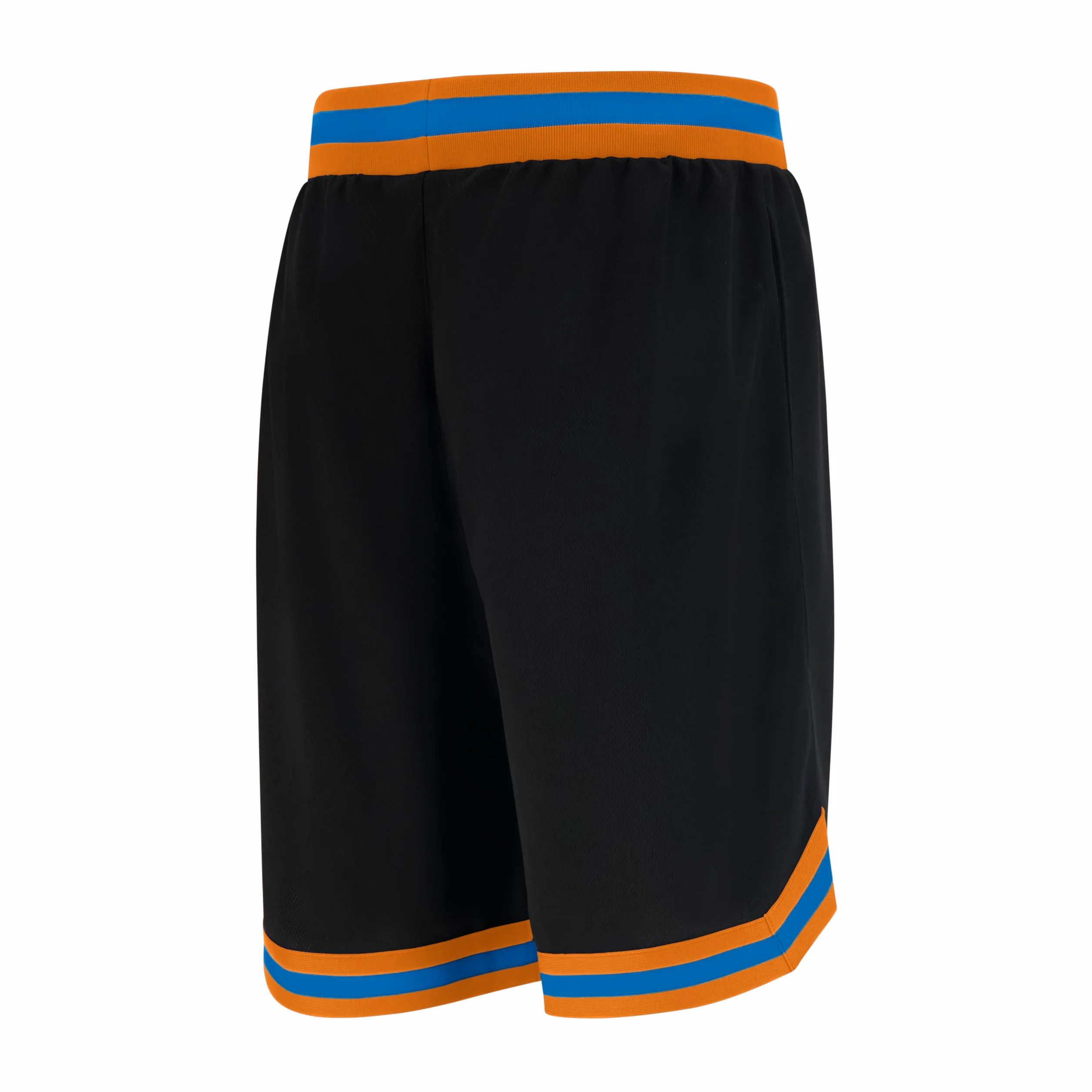 Ultra Game UNK NBA Short de Basket pour Homme GSM3547F avec Logo de l'équipe de la NBA tissé en polymaille, Noir, Taille L