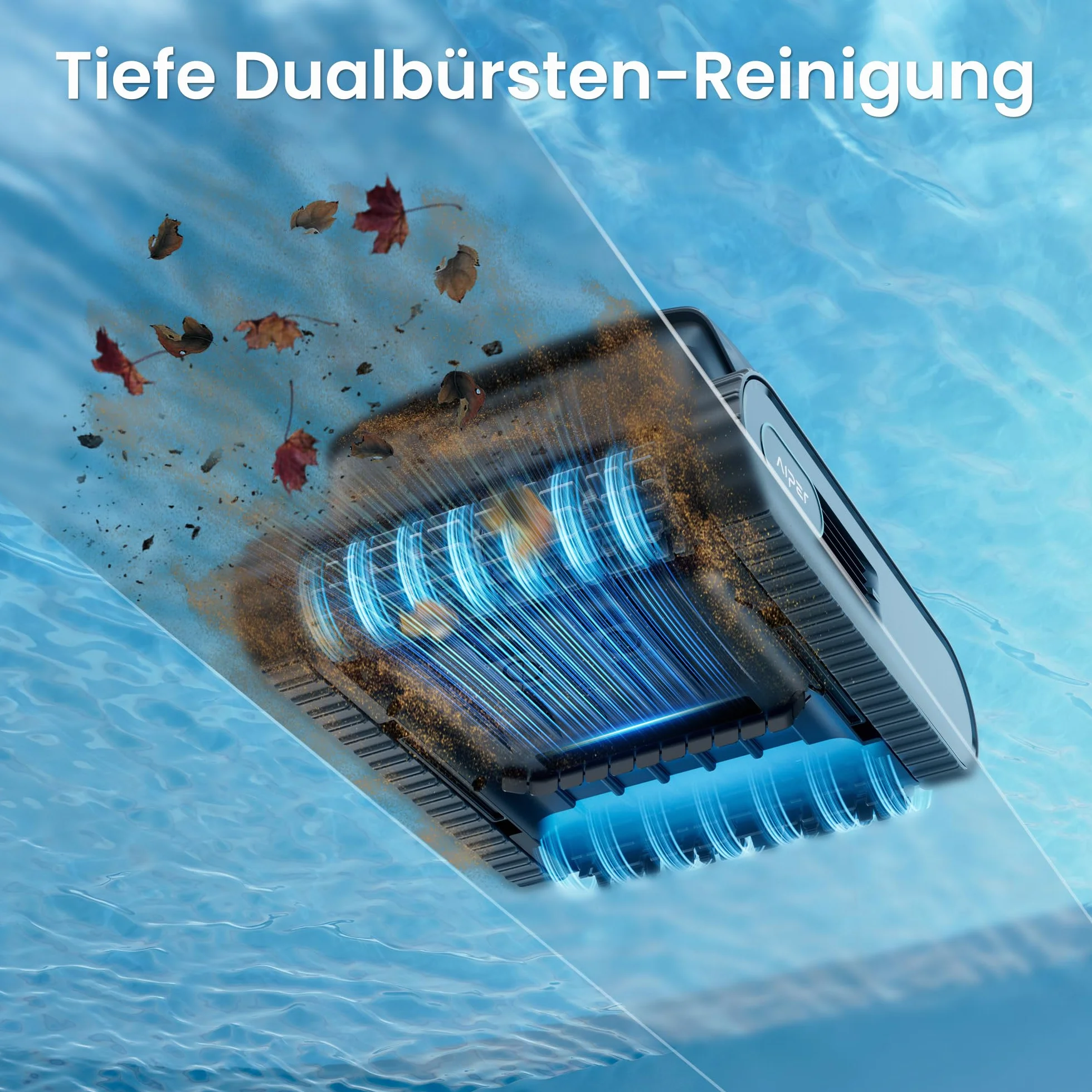 AIPER Scuba V3 Robot Piscine Fond et Parois Vision par IA Aspirateur sans Fil Léger avec App 200 m²