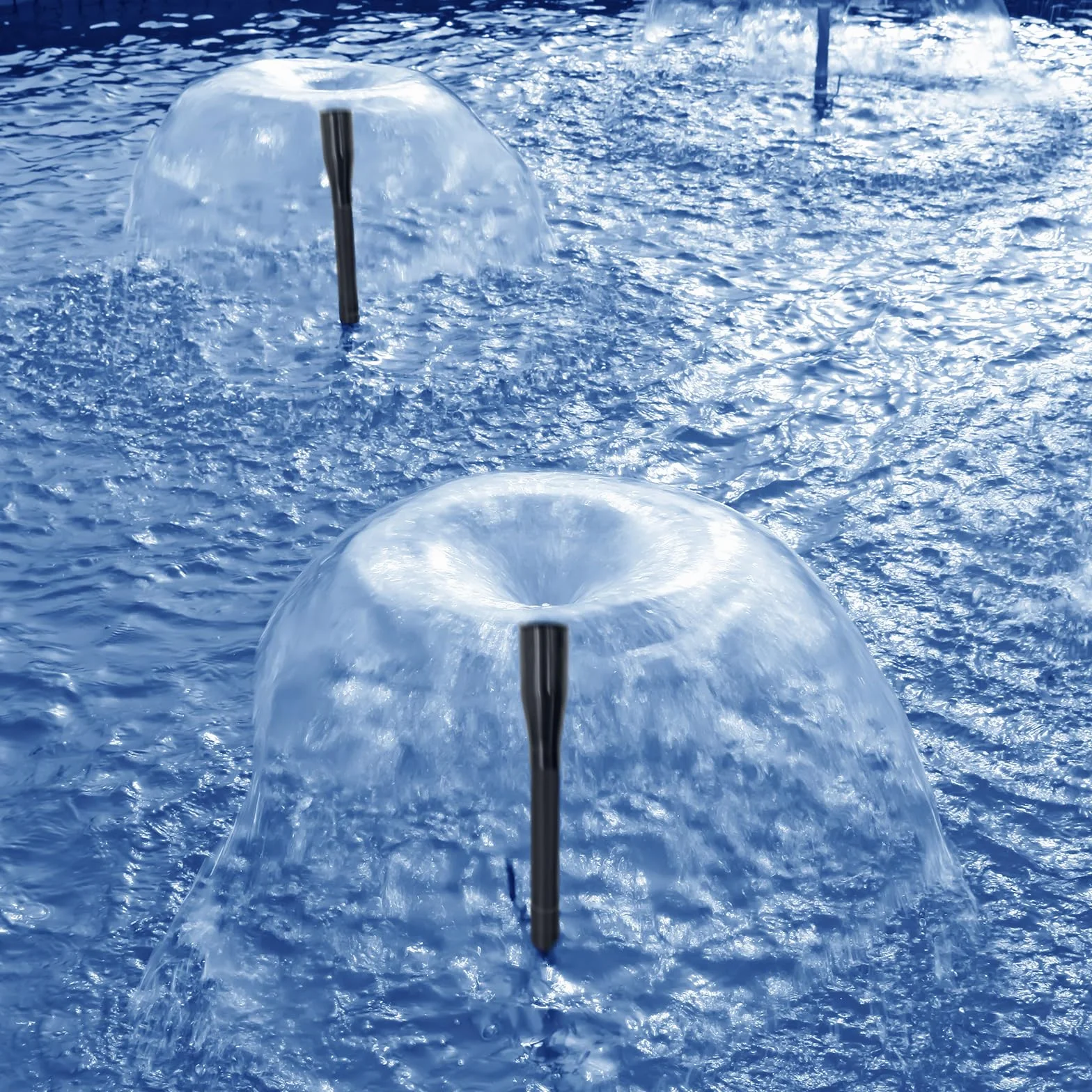 Kit de Tête de Fontaine Polyvalent 8 Pièces pour Aquariums Bassins Jardin Piscines