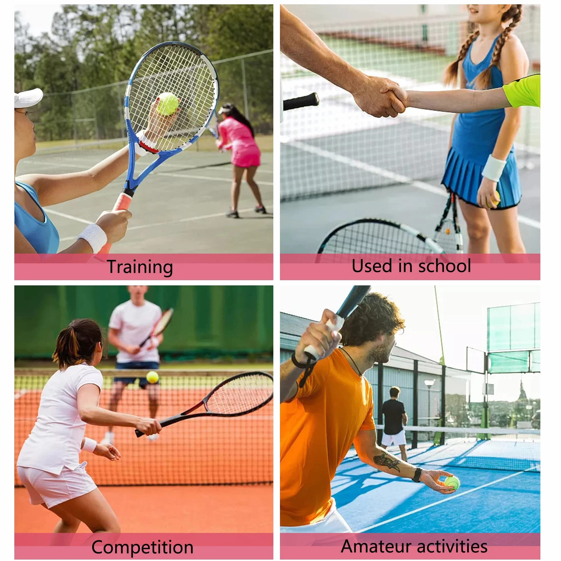 Amortisseurs Tennis Silicone Anti Vibration Raquette Hamburger Frites Pizza