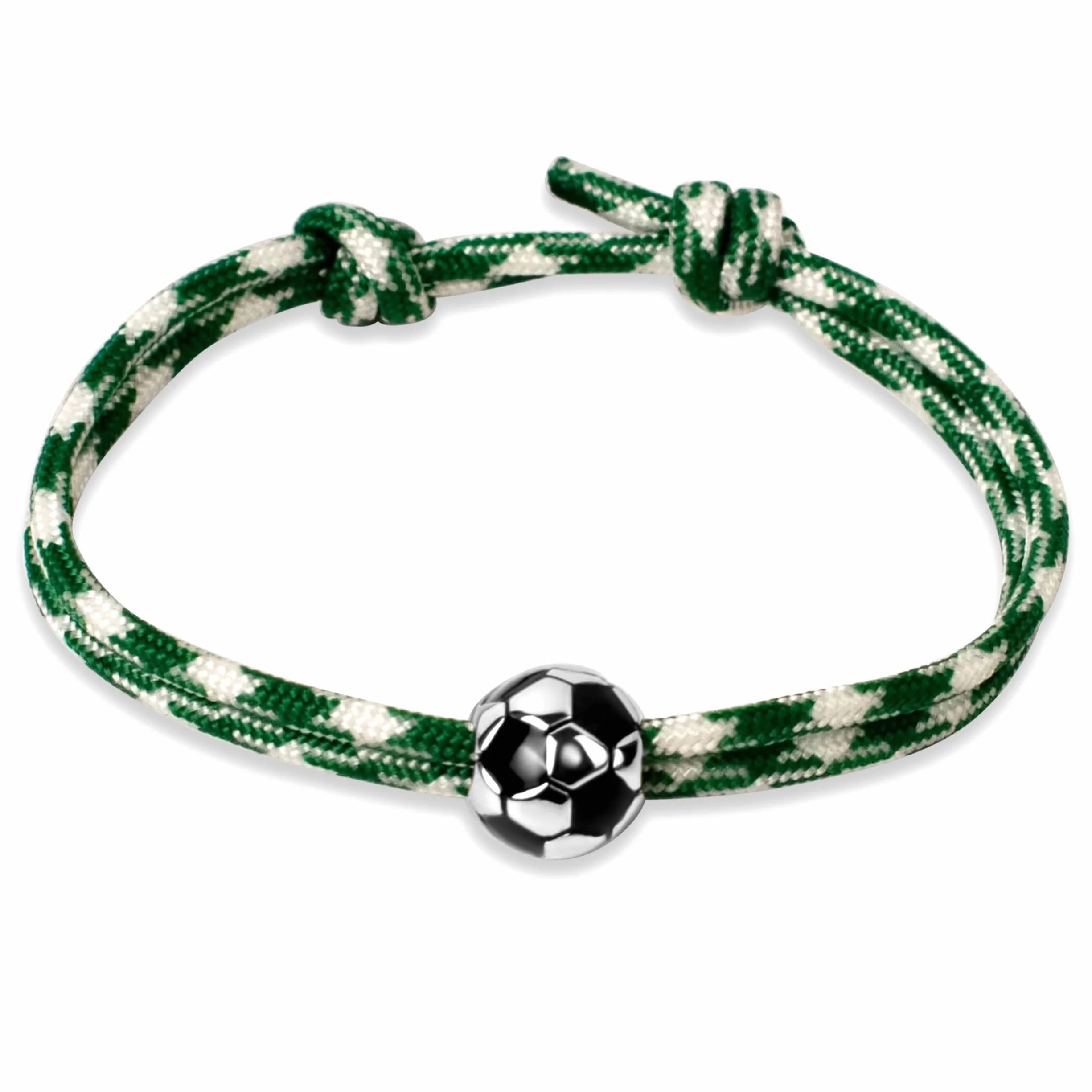 Ernestine - Bracelet Football réglable acier inoxydable - Idée cadeau foot homme enfant - Bracelet sport Foot - Cadeau Homme Noël anniversaire fête des pères - accessoire équipe Football Ville Paris