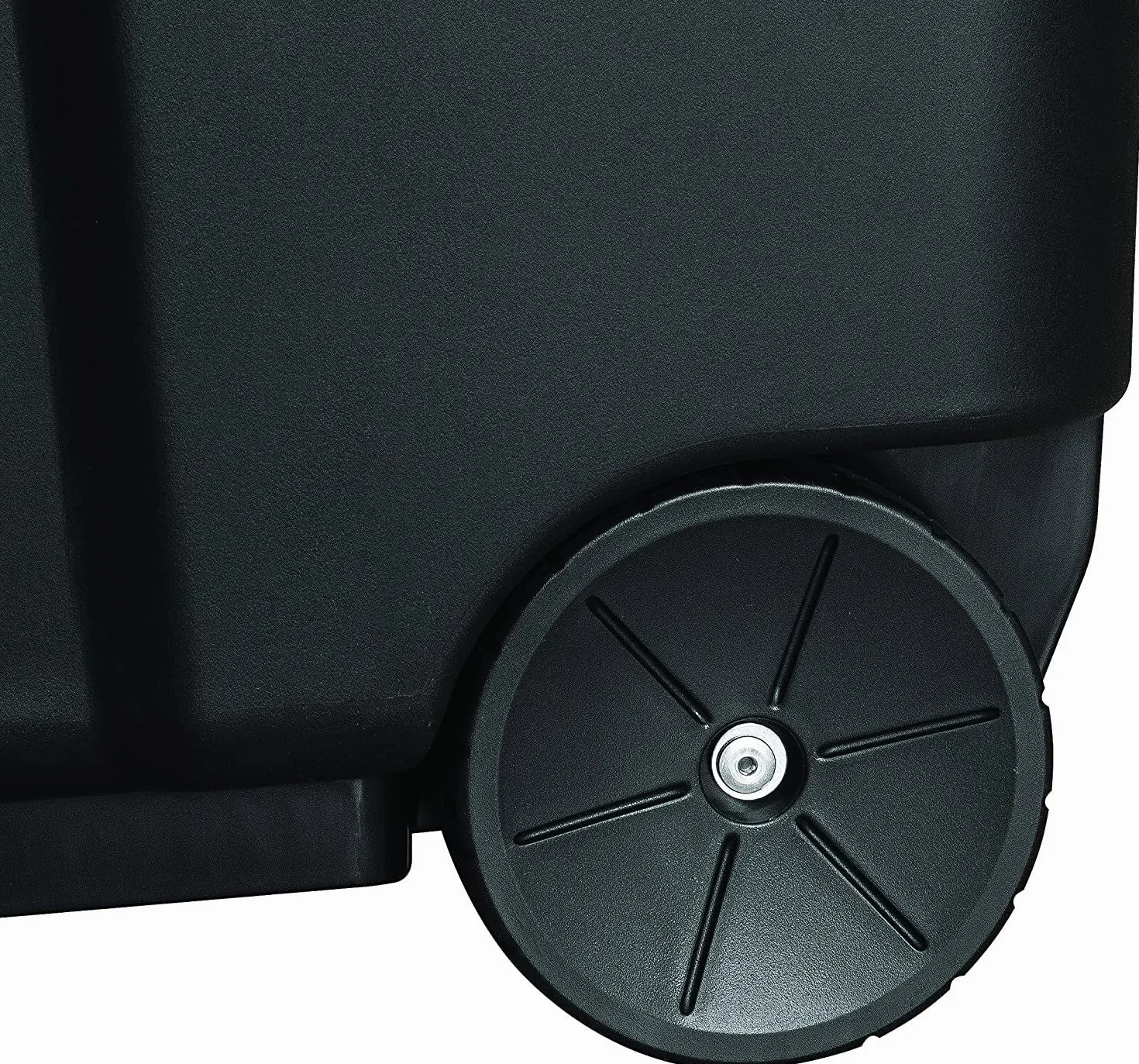 Iris Ohyama Boîte de rangement plastique 170L Empilable Roues Noir SIA-1000