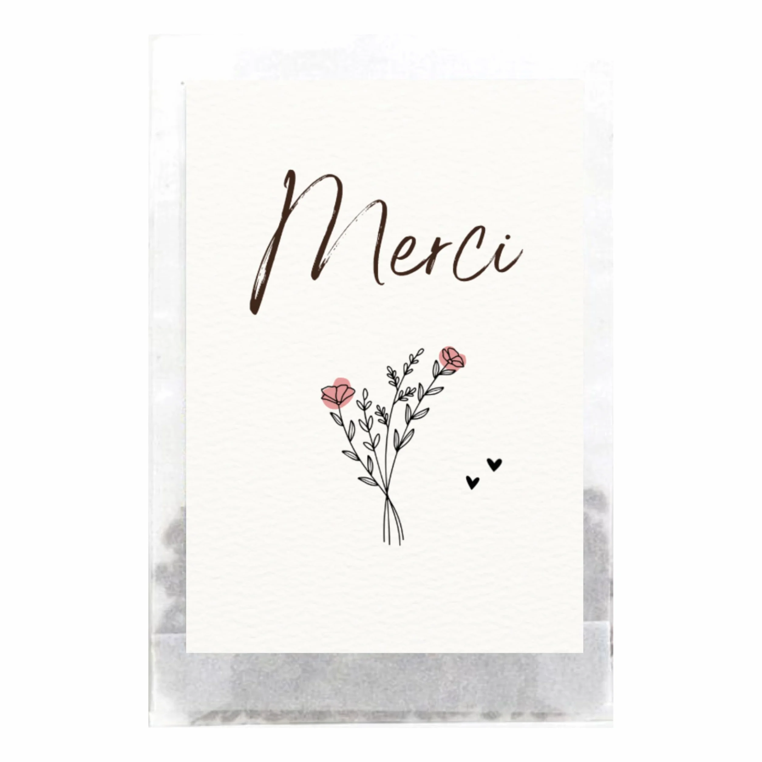 Graines de fleurs Merci 10 sachets Cadeaux de remerciement originaux pour invités collègues éducatrices anniversaire enfant mariage