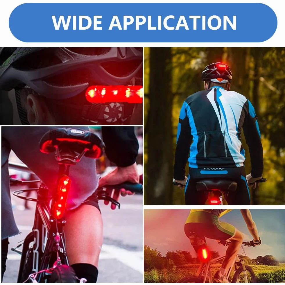 Feu Arrière,Feu Arrière VTT,Feux Arrière,Lampe Vélo,Feux Arrière LED,Lampe Vélos Arrière,Lumiere Vélos,for Vélo,Sac à Dos
