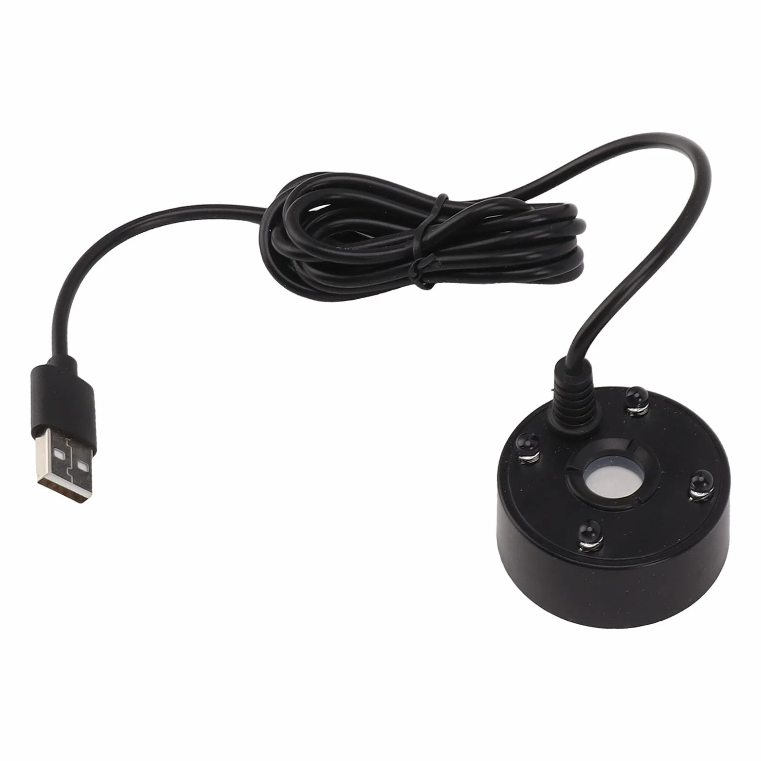 Brumisateur USB 5V LED Machine à Brouillard pour Étang Rocaille Réservoir Poissons Noir
