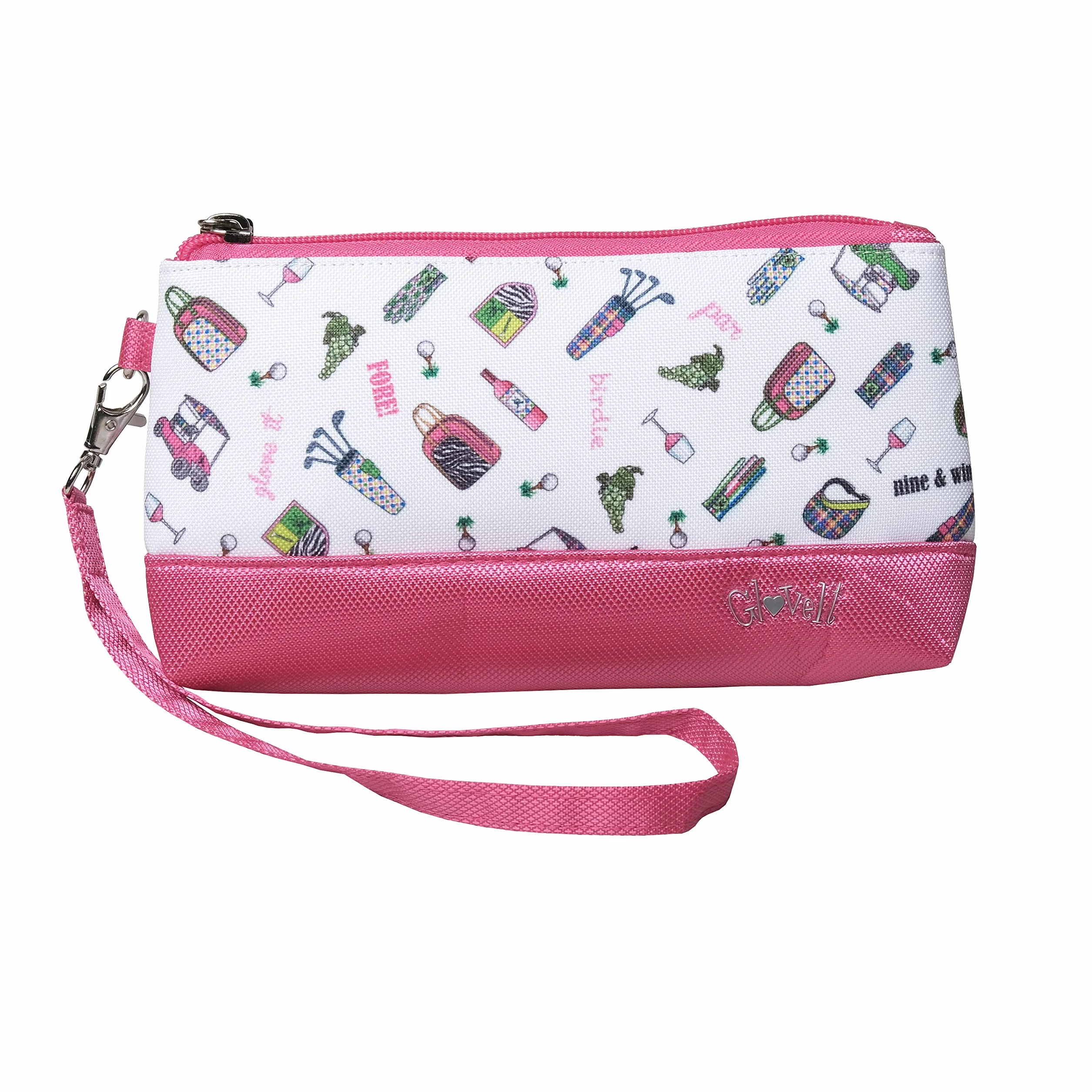 Glove It Pochette de Golf Zippée pour Femmes Tissu Résistant 8" x 4"