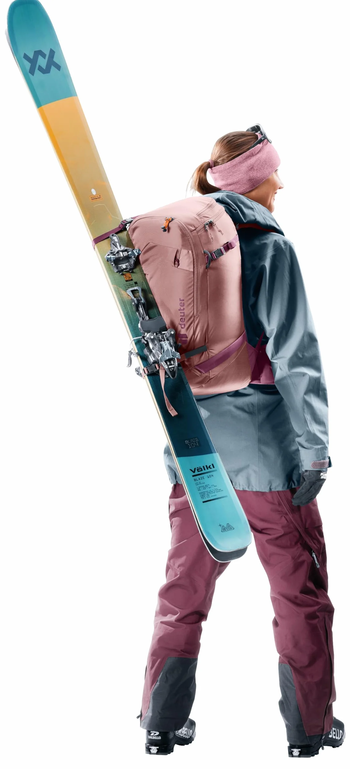 deuter Freerider Pro 30+10 SL sac à dos de ski léger pour femmes avec extension de volume