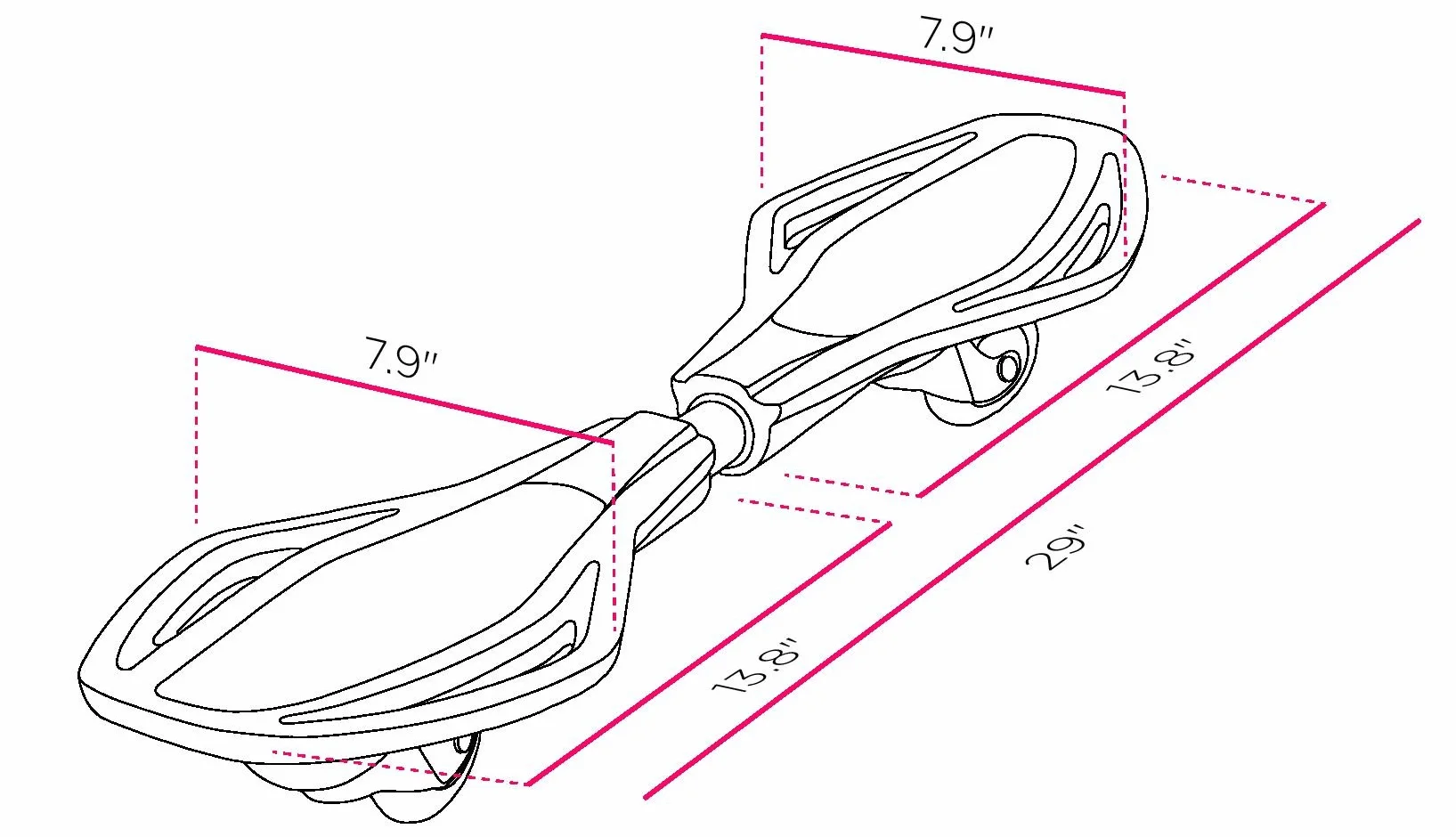 Street Surfing Waveboard Mini SL, pour Enfants, Design : Blocks, 500129