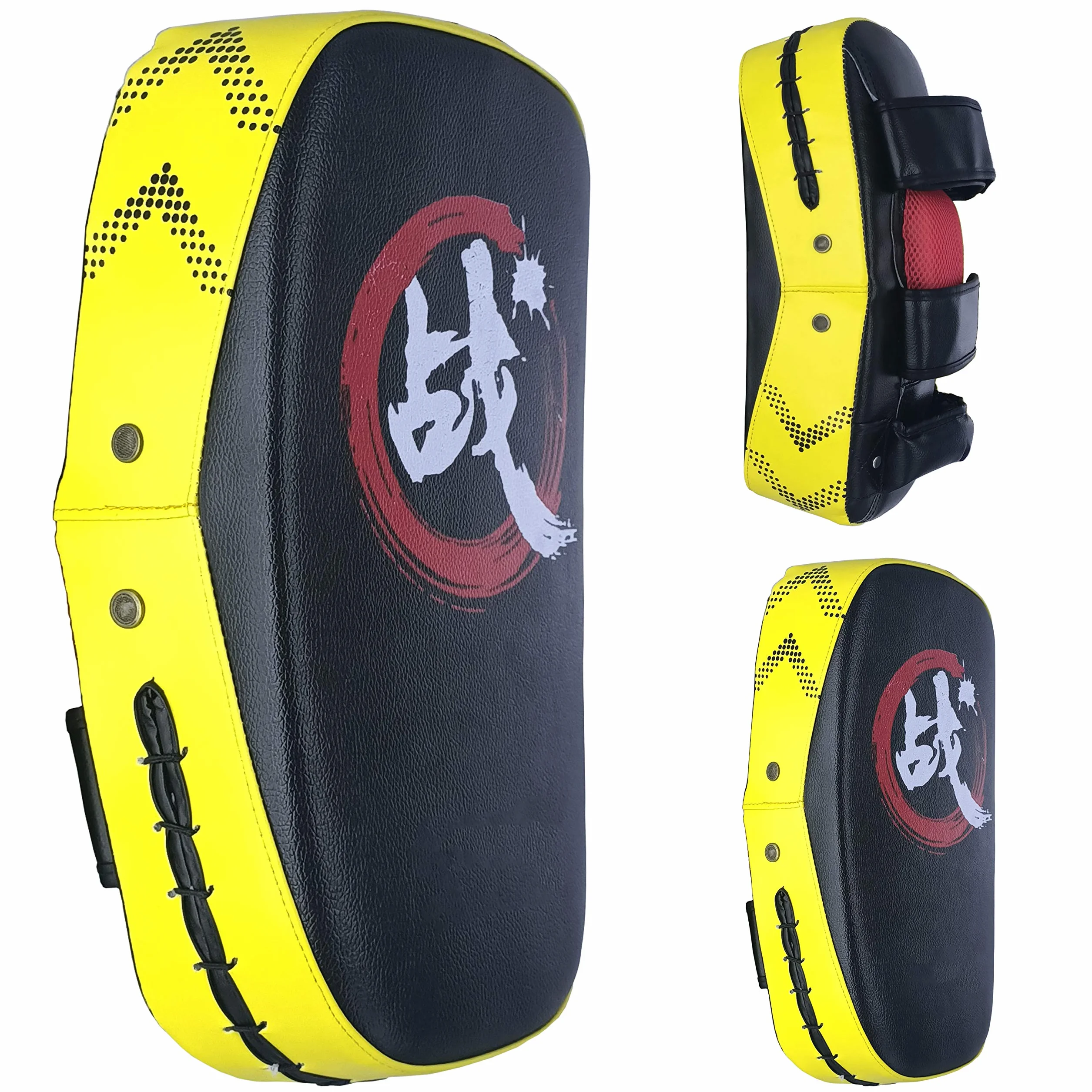Paos, Pao de Boxe, Boxe Thai, Bouclier, Pao, Bouclier Frappe,Bouclier de Frappe en Cuir PU 39x19x9cm, pour entraînement de Boxe Tækwondo Muay Thai Sanda etc.